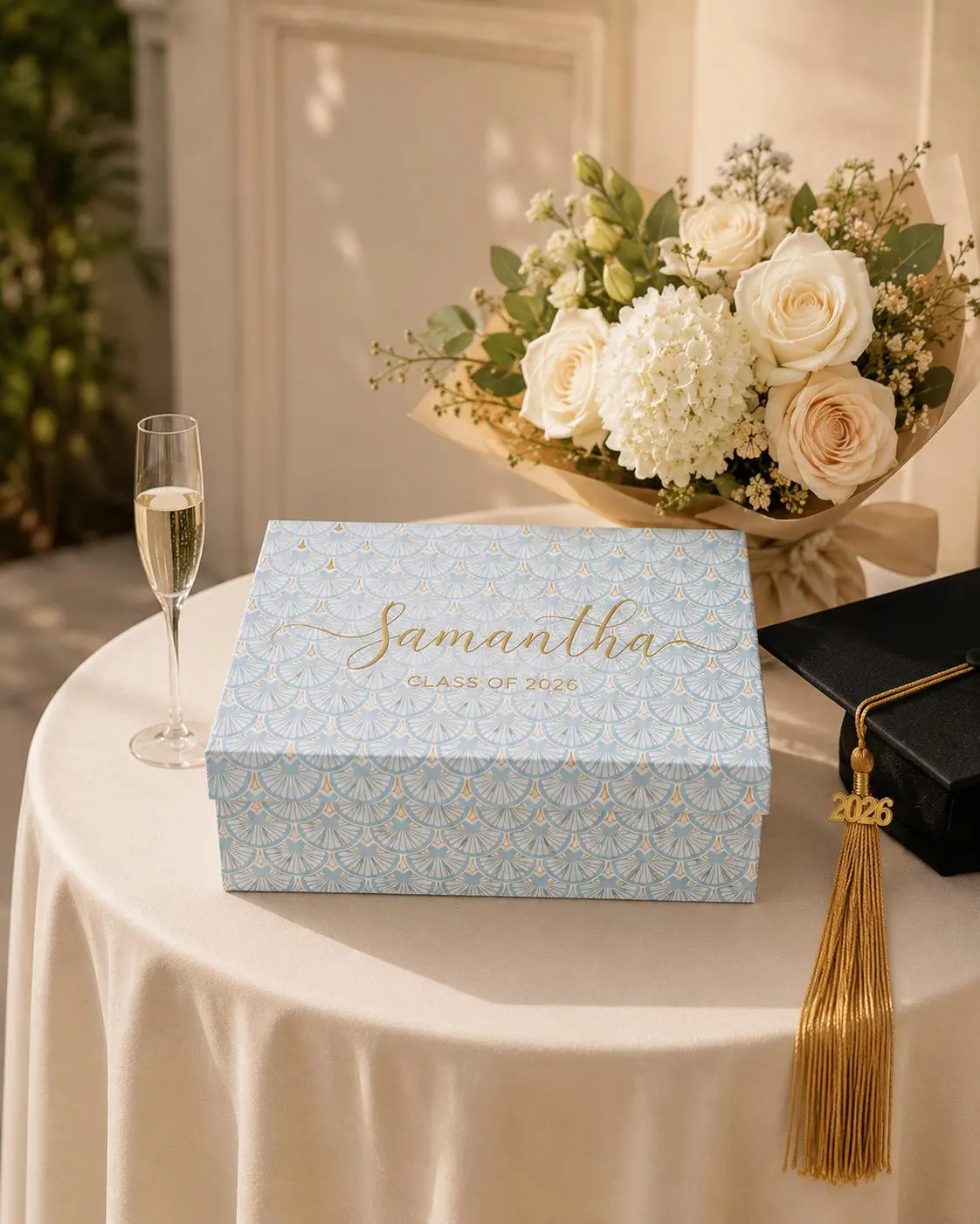 Personalized Graduation Gift Box | Keepsake Box | Magnetic Lid