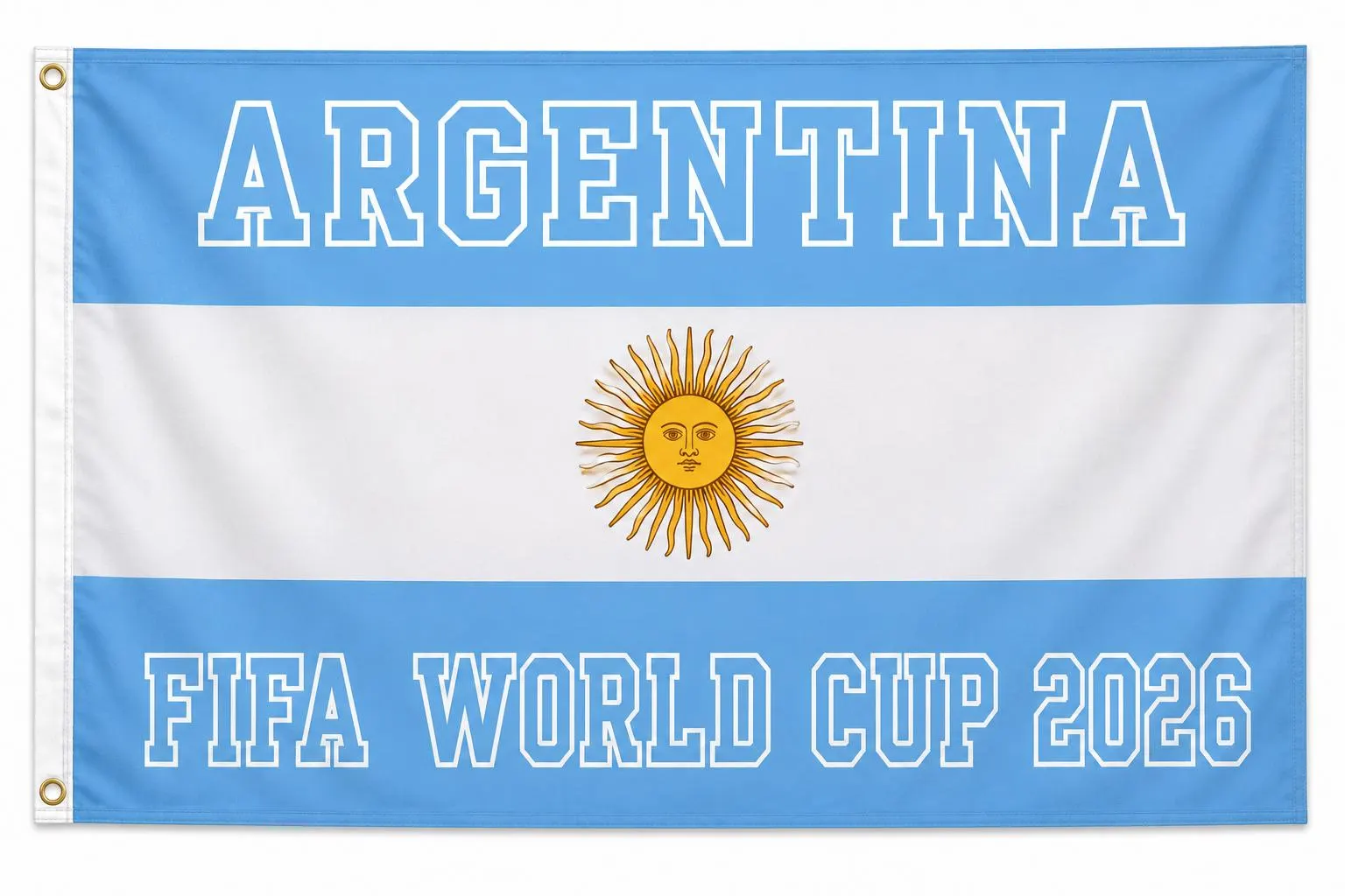 Personalized Argentina Flag | Custom Family Name Banner (FIFA World Cup 2026) - image 3