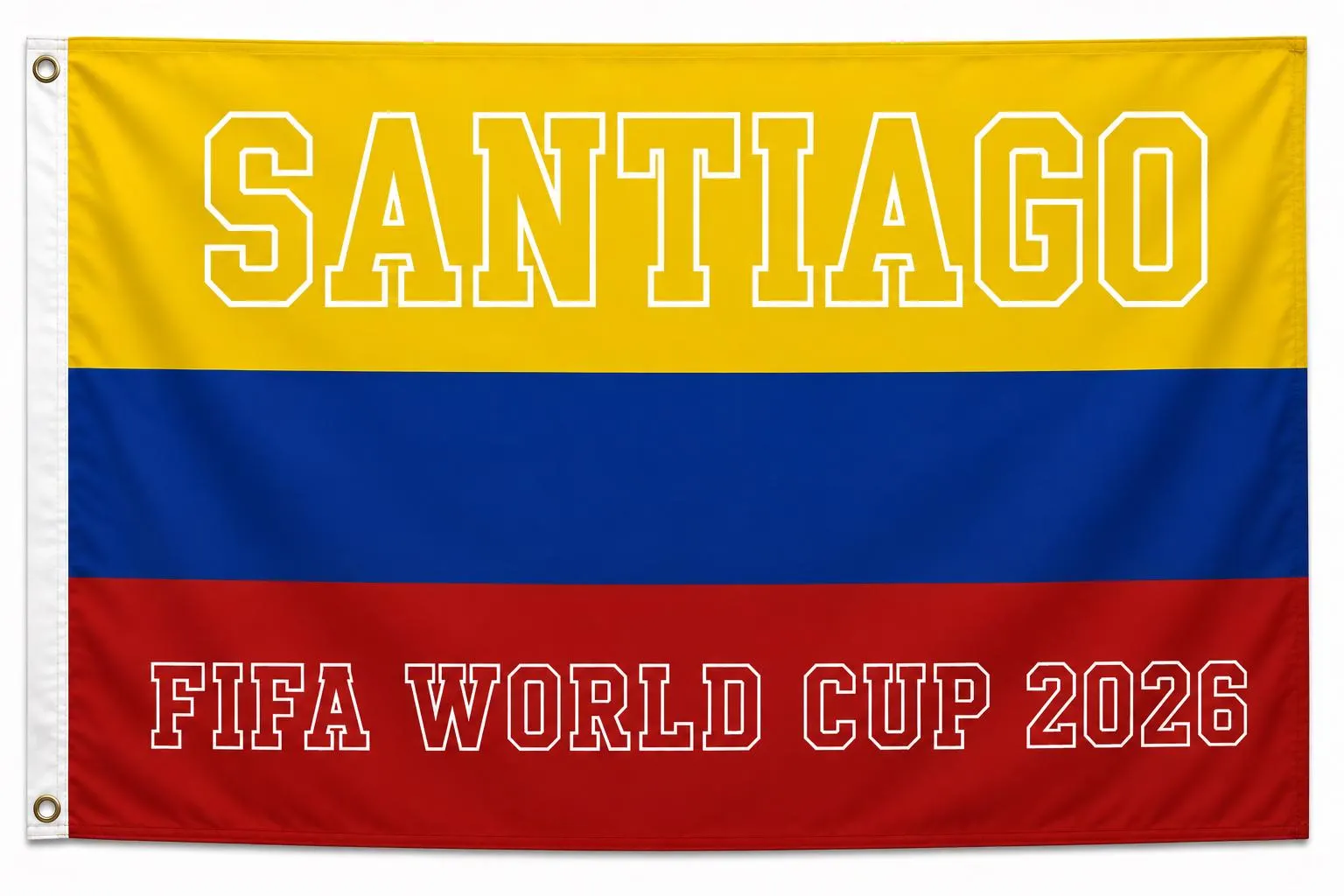Personalized Colombia Flag | Custom Family Name Banner | FIFA World Cup Decor