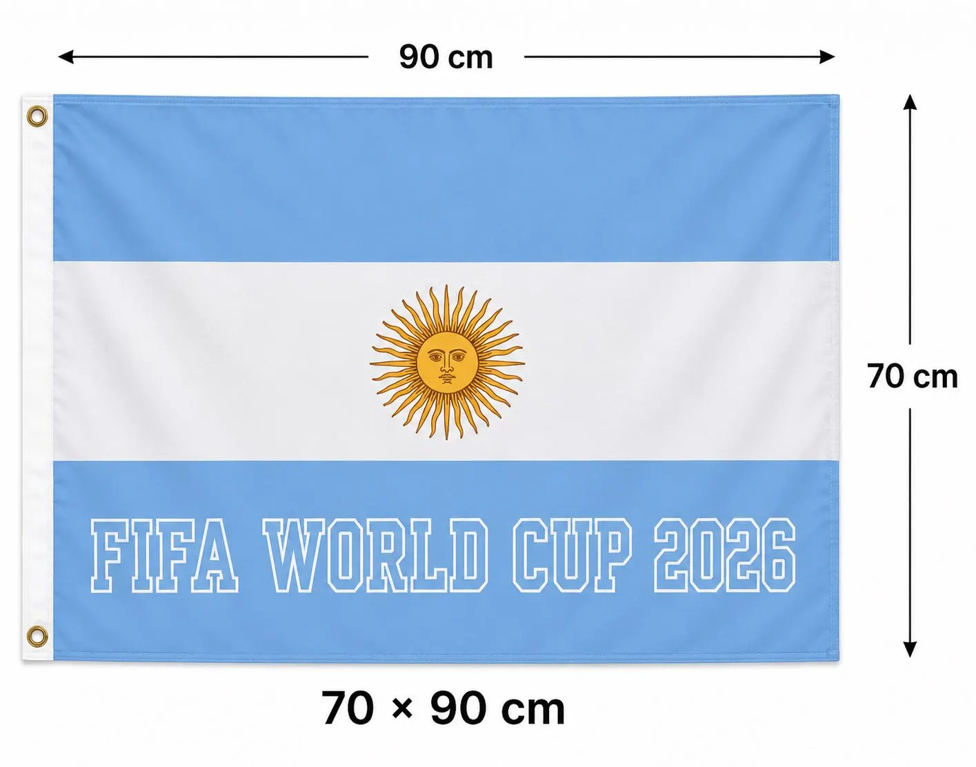 Personalized Argentina Flag | Custom Family Name Banner (FIFA World Cup 2026) - image 5