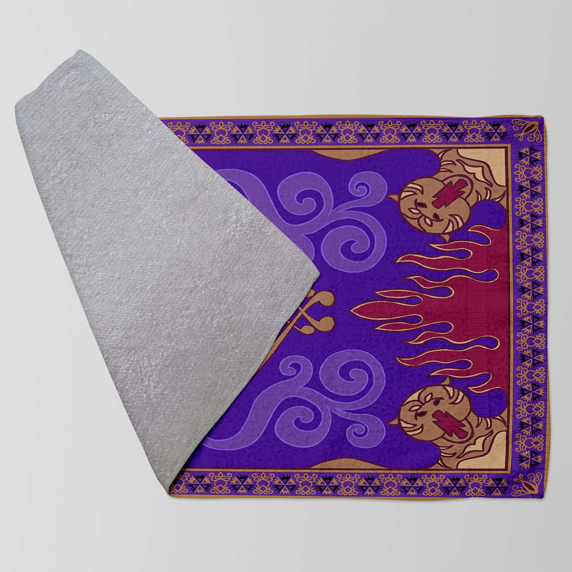 Aladdin Towel, Magic Towel, Arabian Nights Decor, Aladdin Inspired Towel, Genie Lamp Design, Princess Towel, Kids Bath Towel, Fantasy Theme - image 4