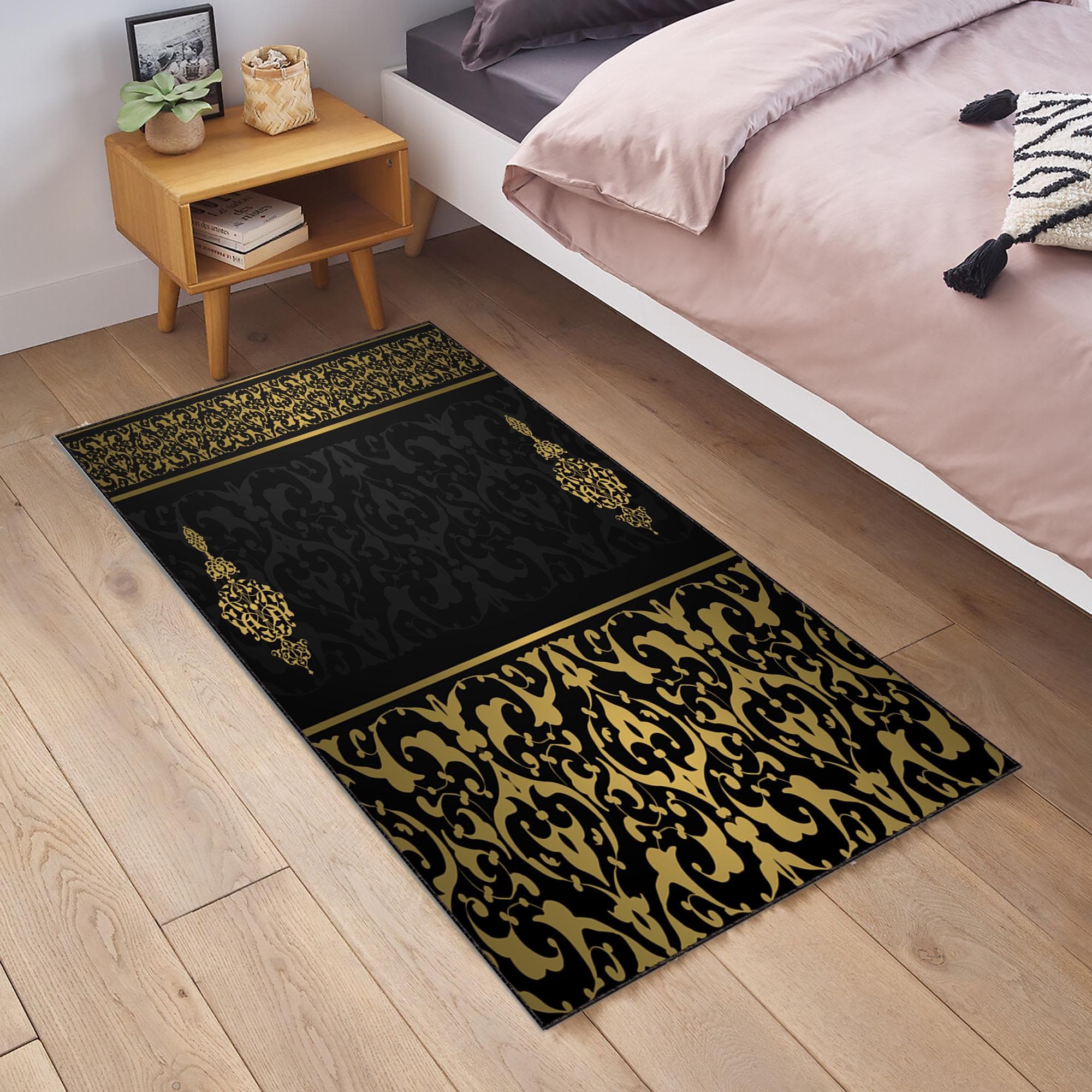 Luxury Prayer Mat, Classic Pattern Carpet, Oriental Style Decor, Islamic Seccade Design - image 4