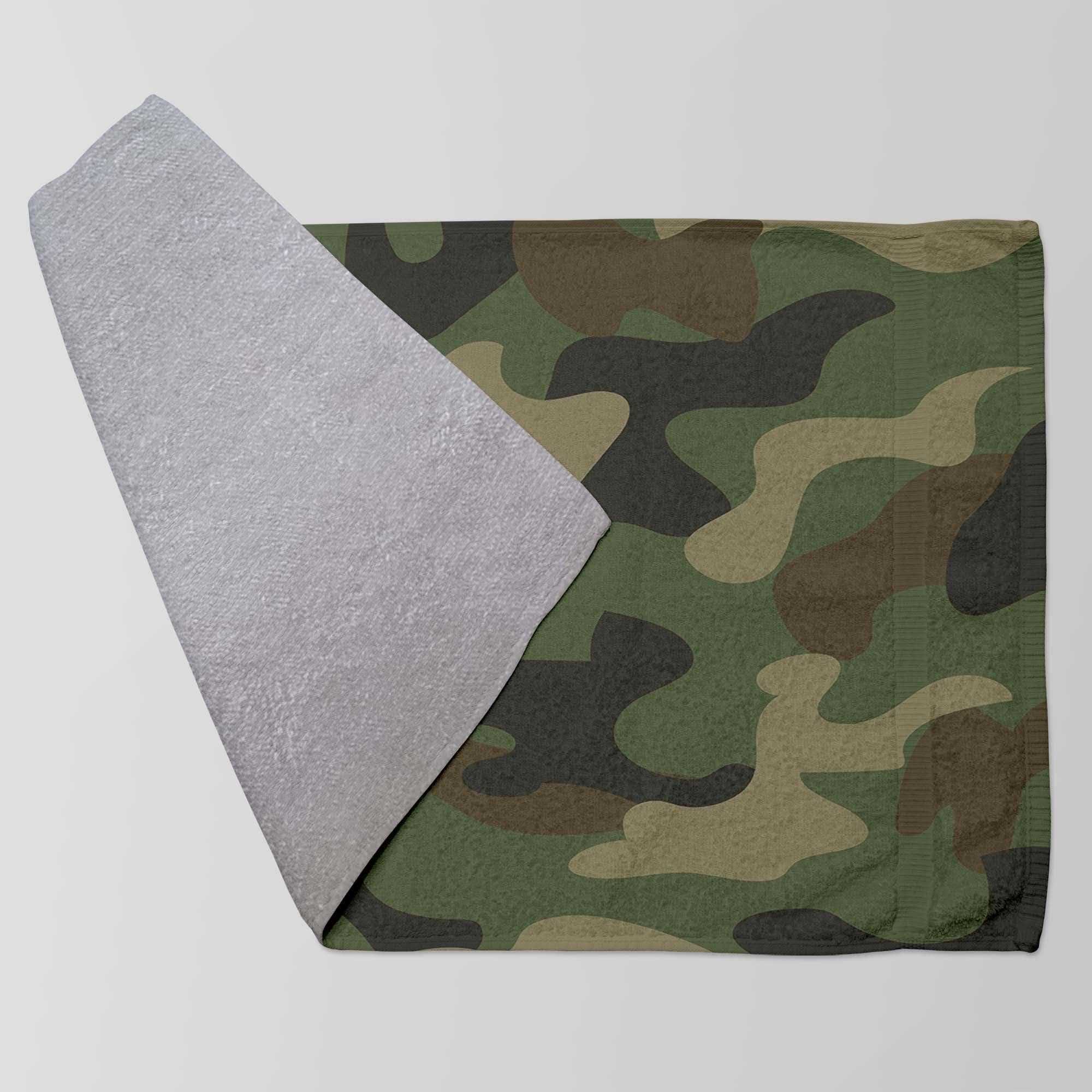 Camouflage Beach Towel, Army-Inspired Design, Durable and Stylish, Soft Fabric, Perfect for Outdoor Adventures, Poolside, Travel Camping - image 5