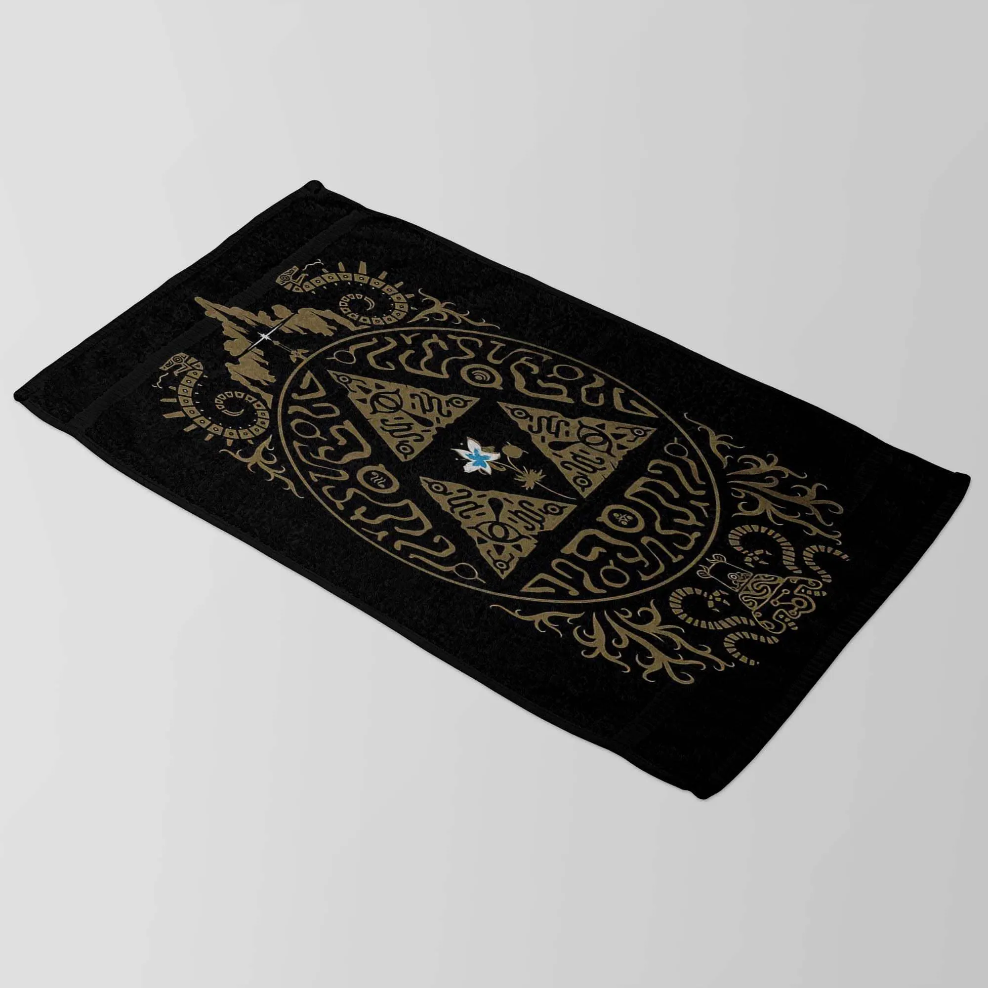 Zelda Beach Towel, Triforce Gift, Hylian Symbol Towel, Gamer Pool Towel, Fantasy Towel, Cosplay Accessory, Game Towel - image 4