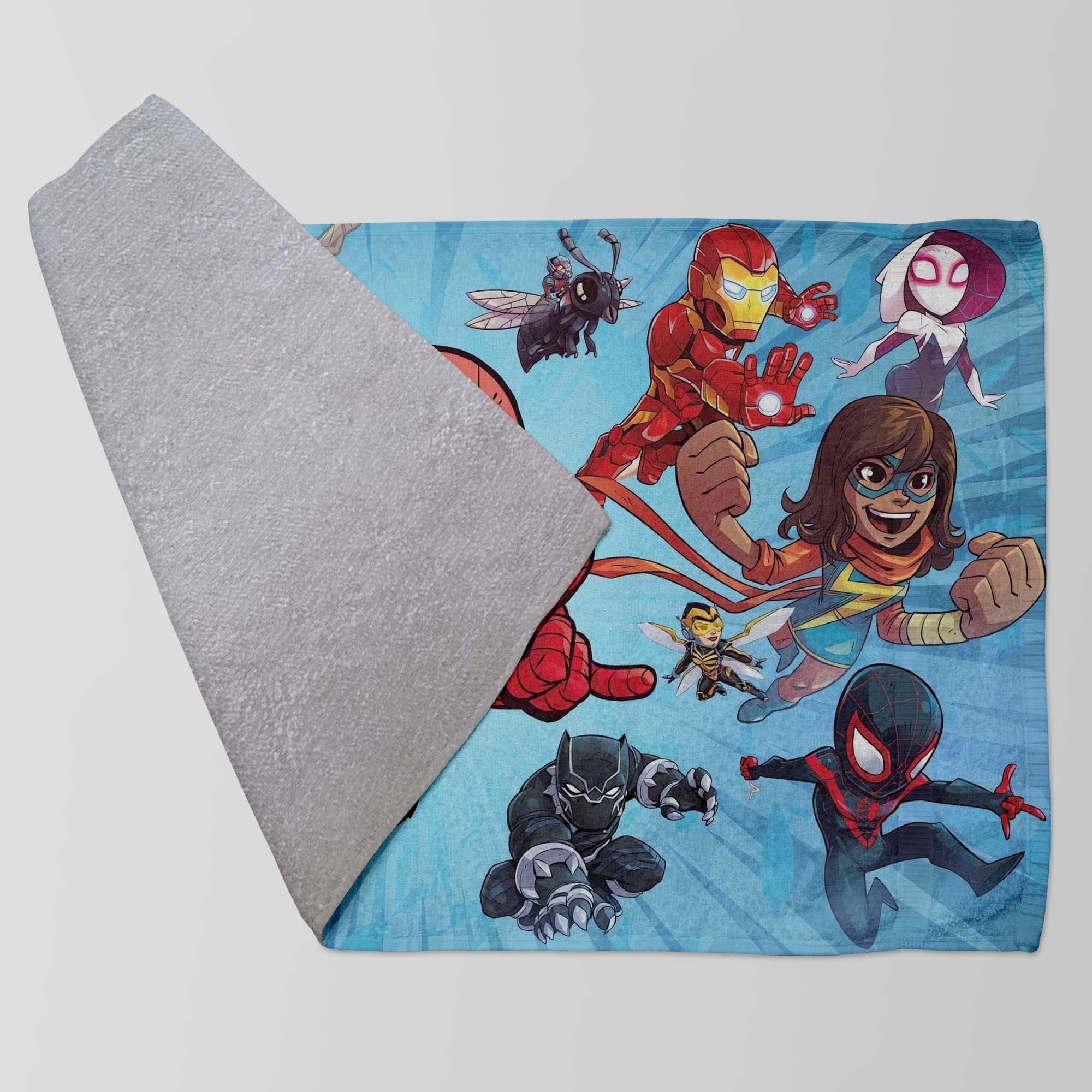 Superhero Towel, Heroes,Comic Art, Spiderman, Heroic Design, Soft Towel, Unisex Gift, Geek Decor - image 4