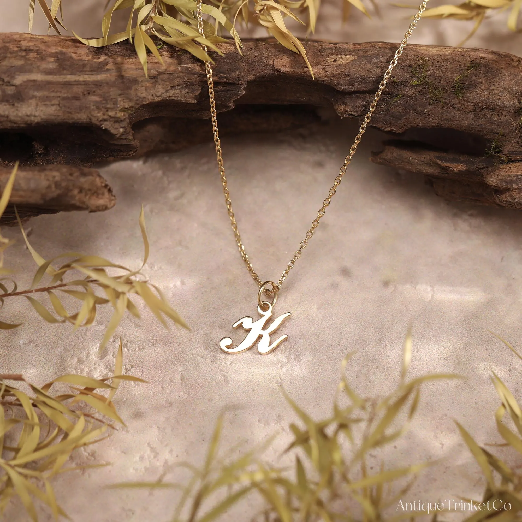 Custom Initial Necklace, Minimalist Letter Charm Necklace, Gold Initial Necklace, Valentines Day Gift, Birthday Gifts, Mom Gifts for Her