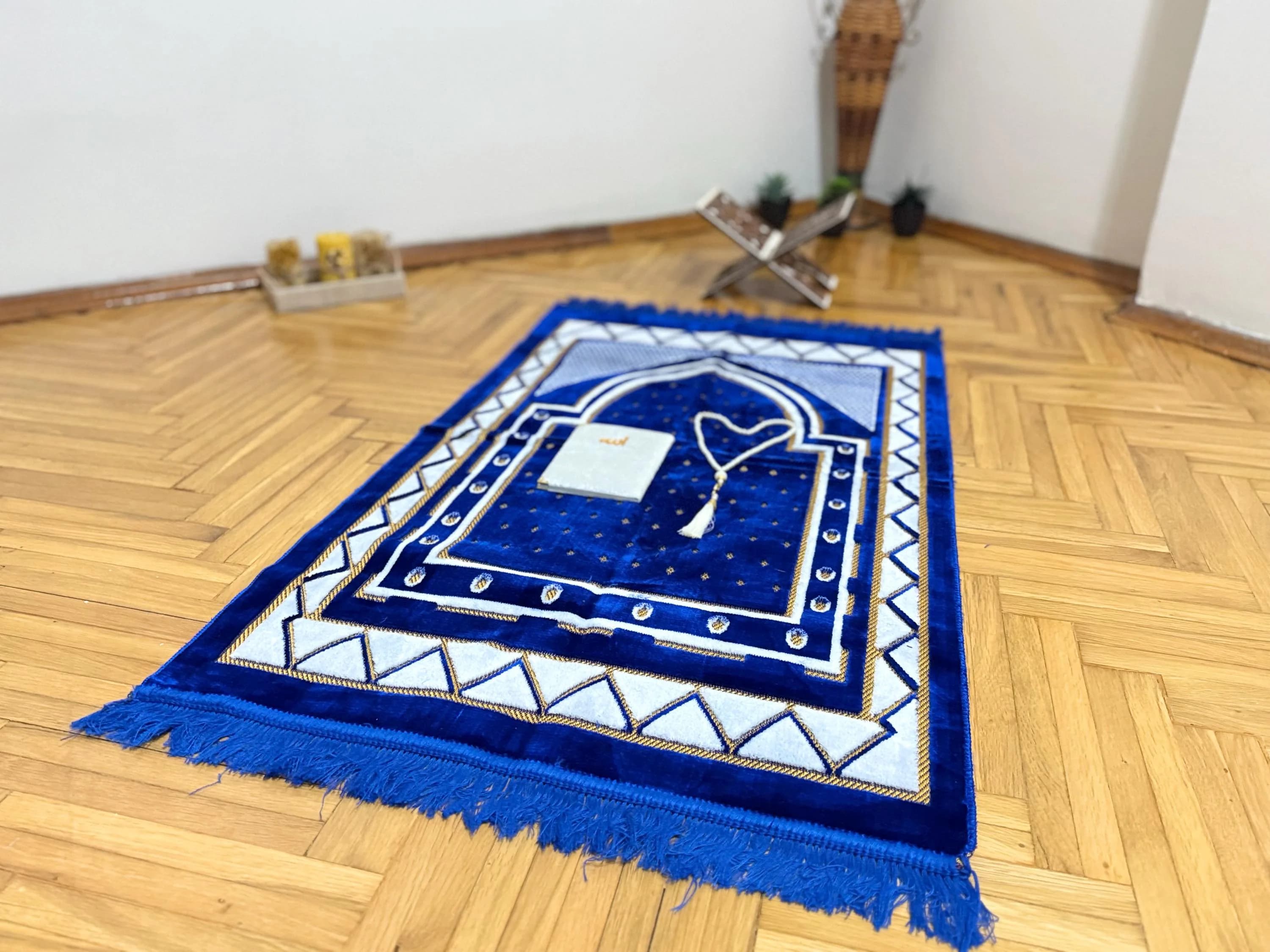 Muslim Prayer Mat Gift Set; Islamıc Prayer Rug, Sejadah, Janamaz, Eid Favors, Mawlid Gifts