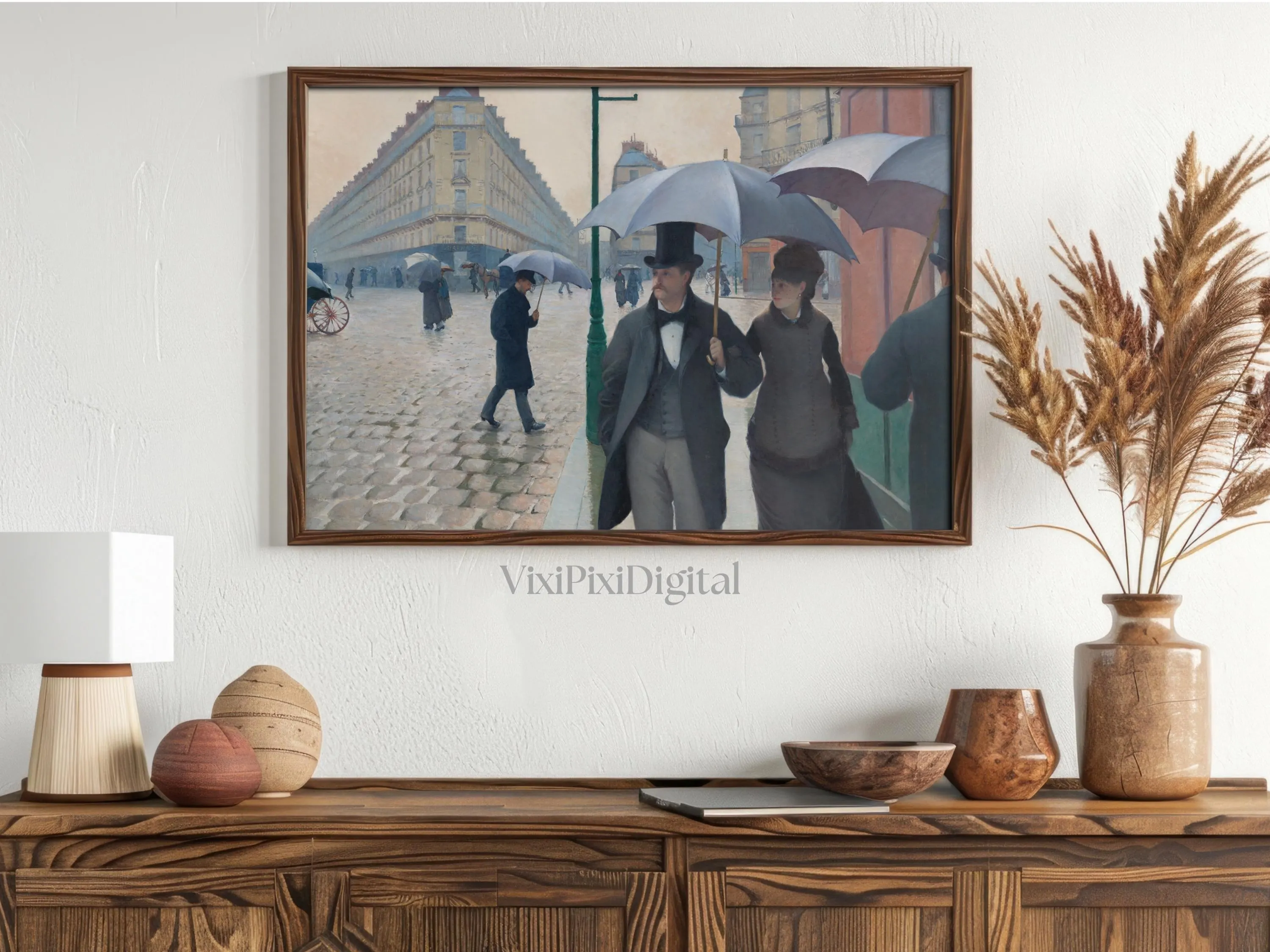 Paris Rainy Day Print: Caillebotte Famous French Art (Digital Download) - image 2