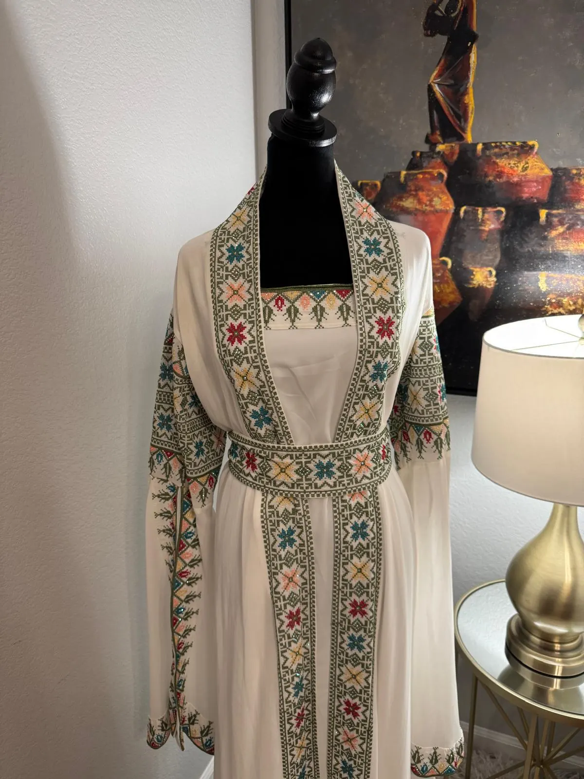 Najmah Thobe Set - Embrodiered Women's Dress - Perfect for Eid, Ramadan, Gifts for Her