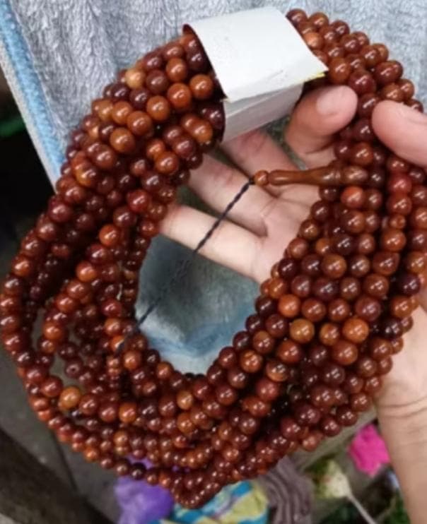 Tasbih Handmade Kaukah Wood  - 1000 Bead Dhikr Prayer Beads