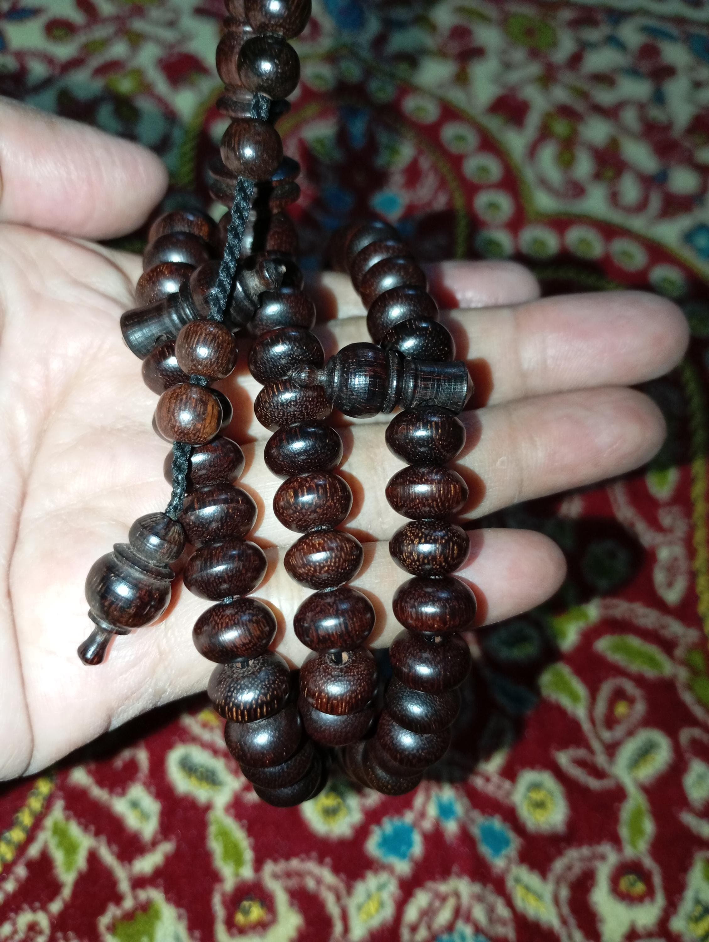 Galih Asem Tasbih – Indonesian  Tamarind Wood Prayer Beads - image 5