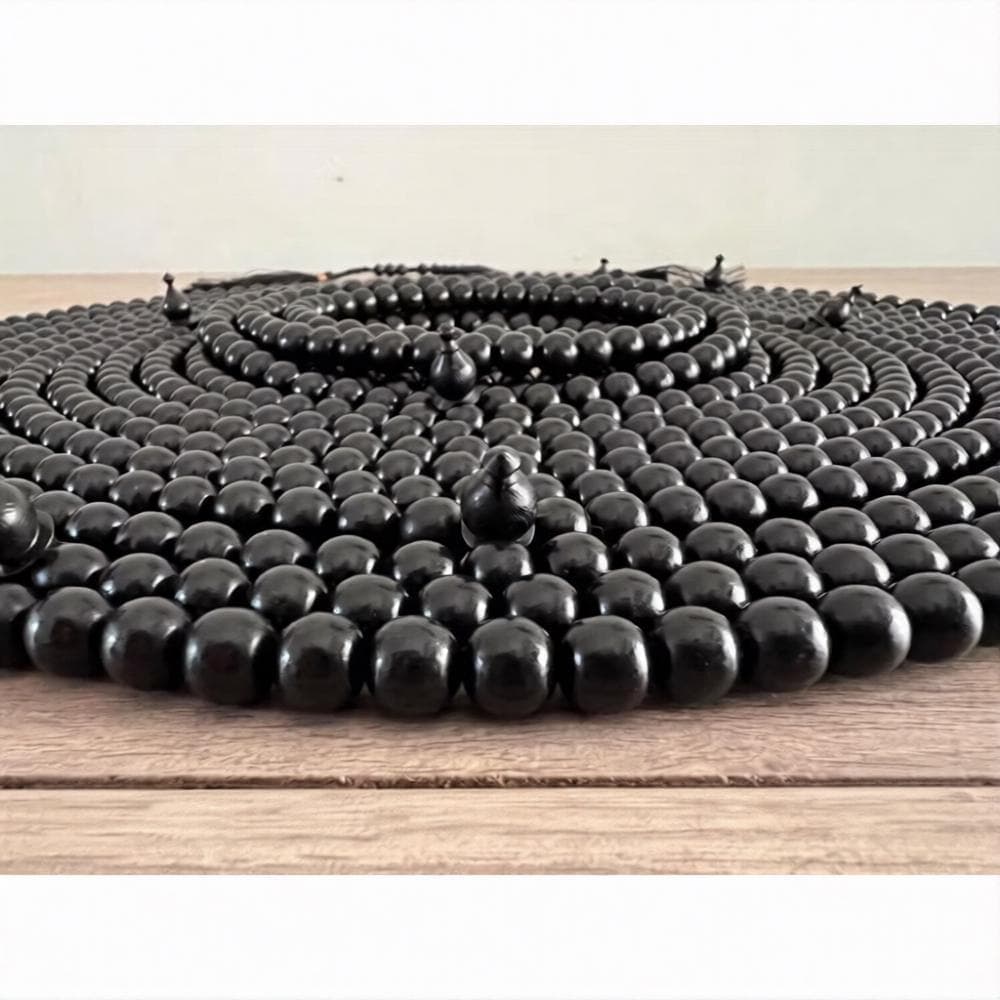 Moringa Wood Tasbih 8mm 1000 Beads – Galih Kelor Prayer Beads, Islamic Tasbeeh, Handmade Natural Wood - image 3