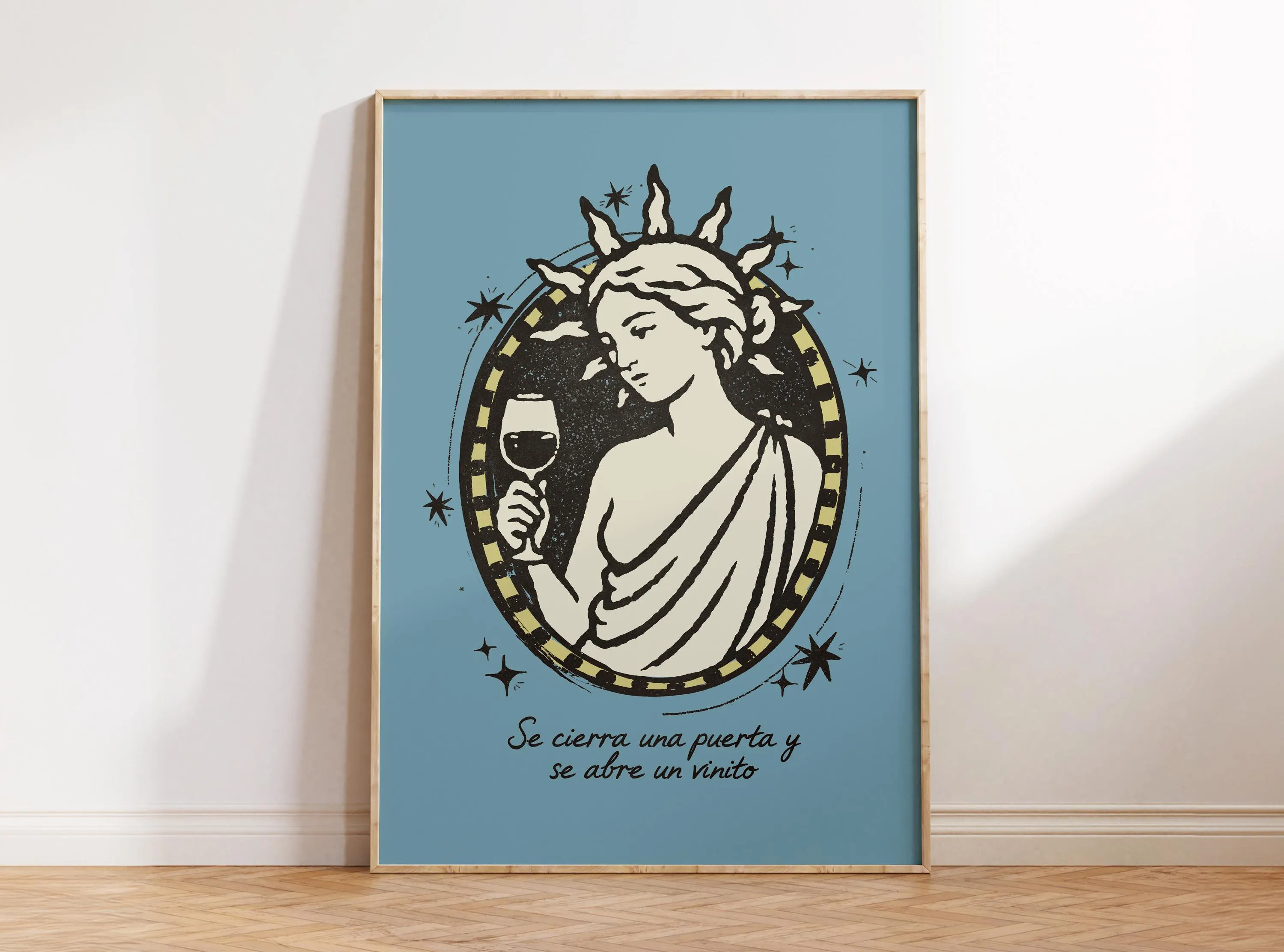 A Veces Los Pasos, Retro Mexican Wall Art, Spanish Decor, Latina Apartment Decor, Motivational Wall Art