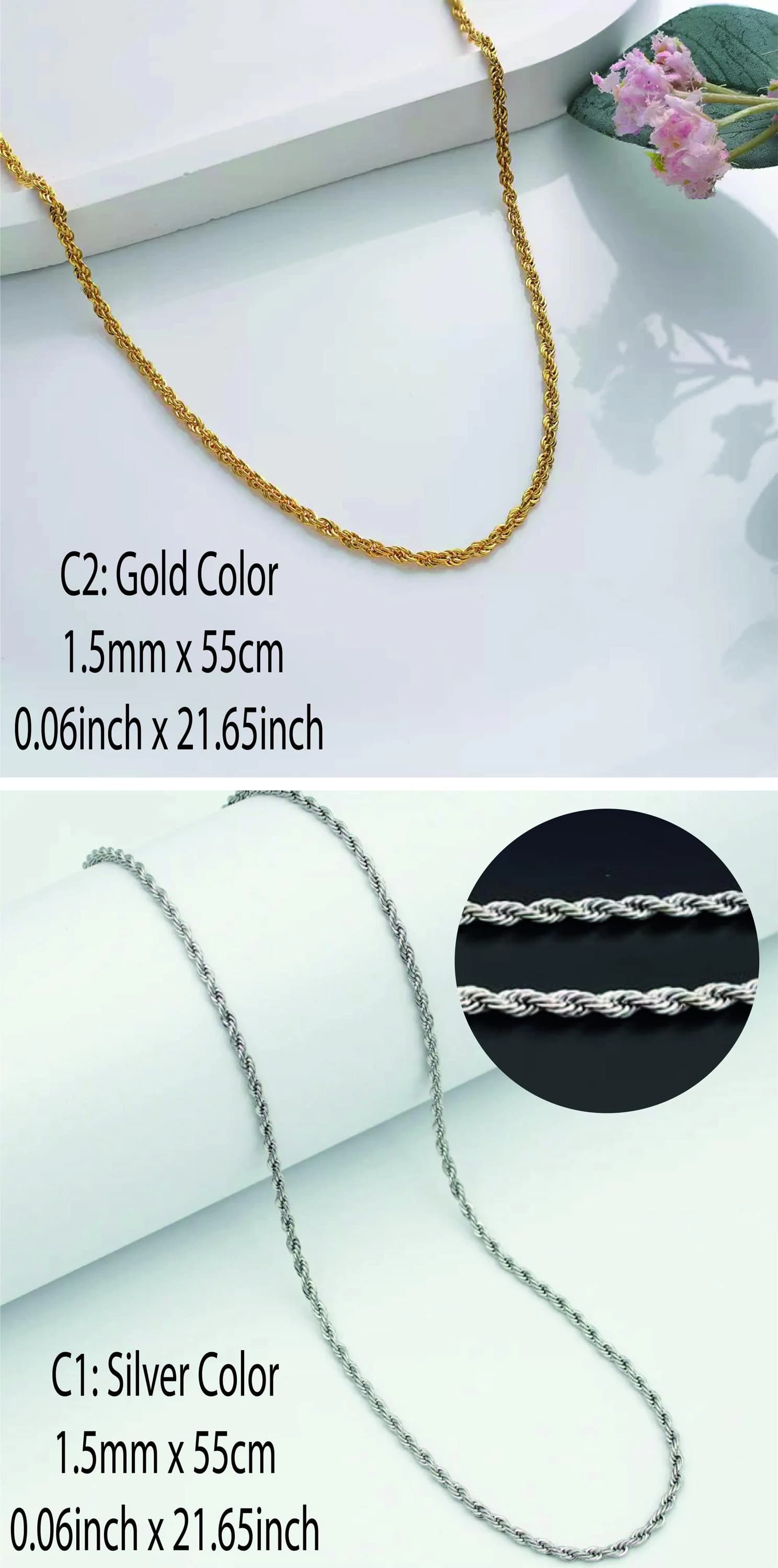 Stainless Steel Allah & Prophet Calligraphy Pendant - Muslim Jewelry - image 4