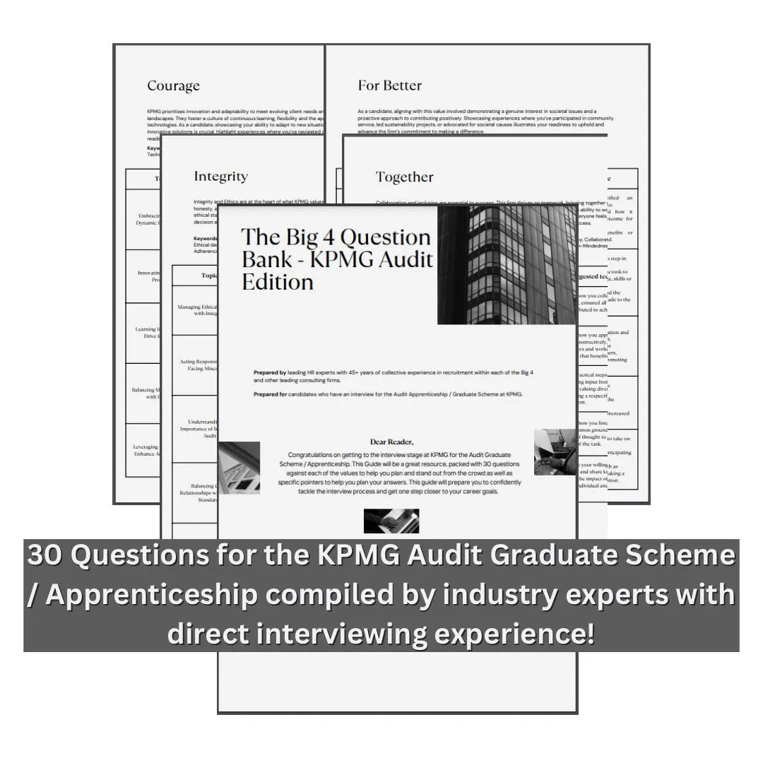 KPMG Audit Interview Questions | Apprenticeship & Graduate Scheme (PDF) - image 3