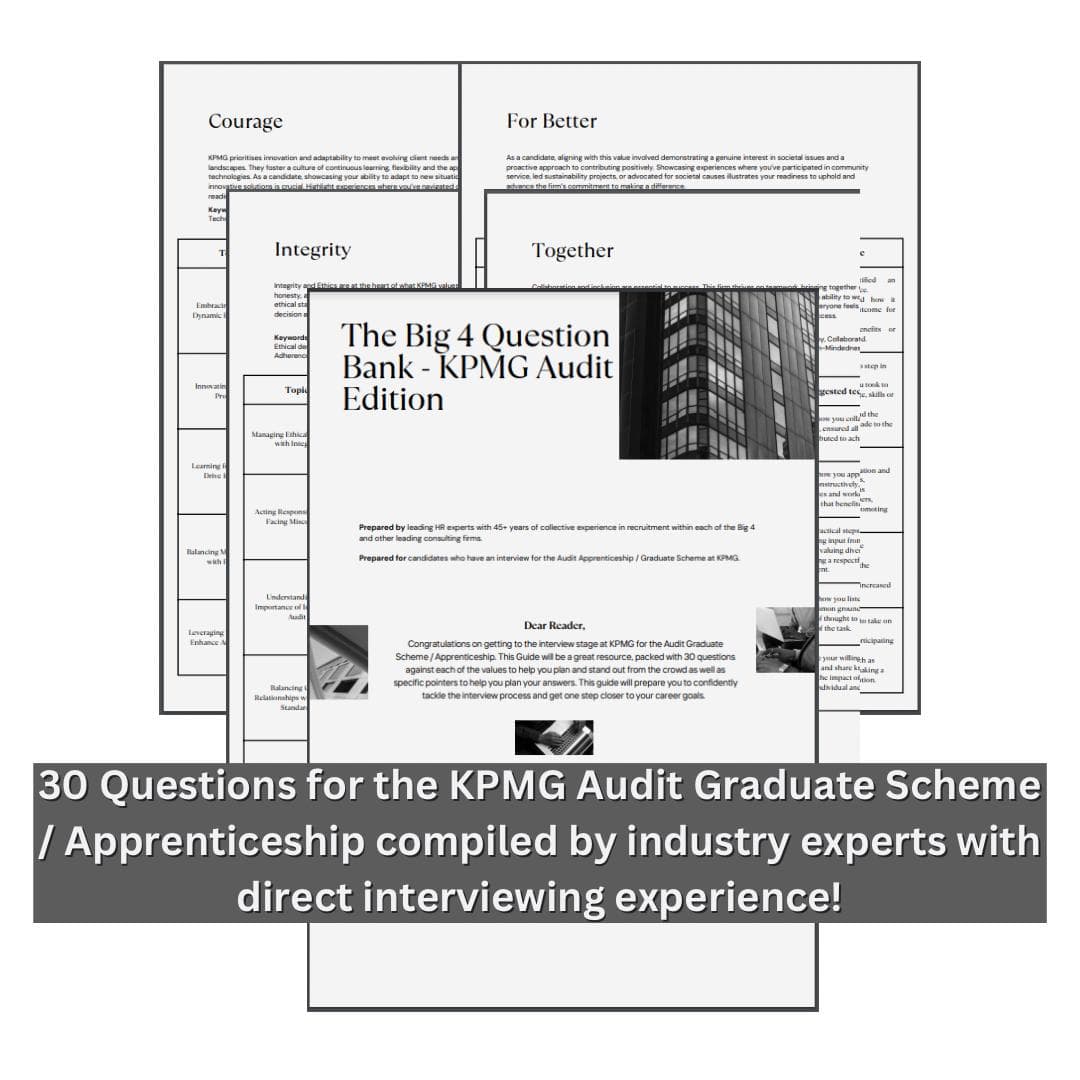 KPMG Audit Interview Questions | Apprenticeship & Graduate Scheme (PDF) - image 2