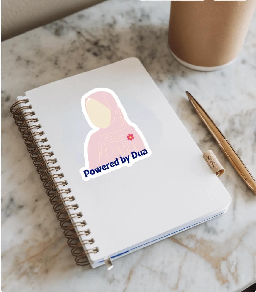Hijabi women Sticker, Muslim Hijabi Girl Sticker, Modest Lifestyle Vinyl Decal, Muslim Inspired Laptop Water Bottle Sticker - image 5