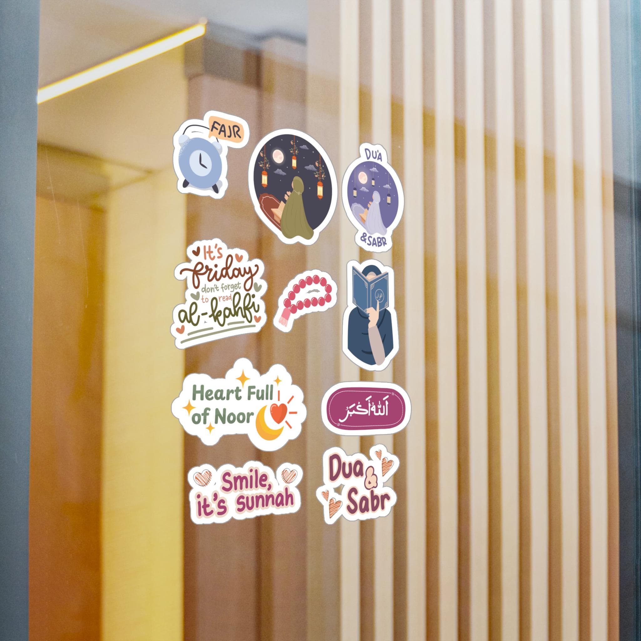 Islamic Reminder Sticker Pack | Muslimah | hijabi Girl Stickers | Laptop Water Bottle Decals | Journaling - image 4