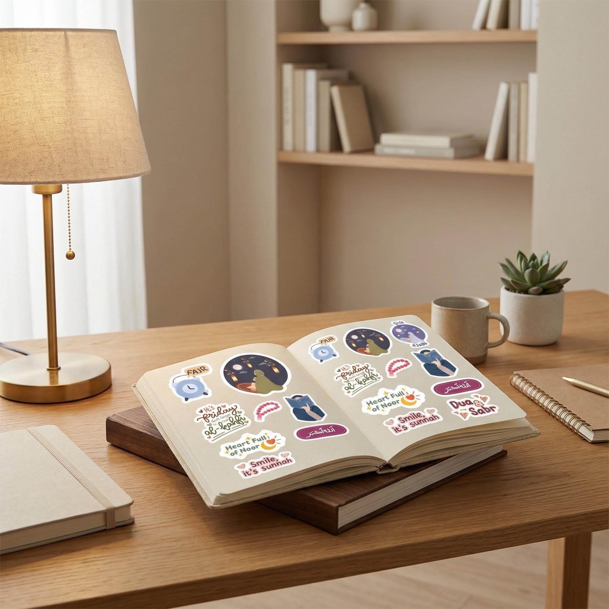 Islamic Reminder Sticker Pack | Muslimah | hijabi Girl Stickers | Laptop Water Bottle Decals | Journaling - image 3