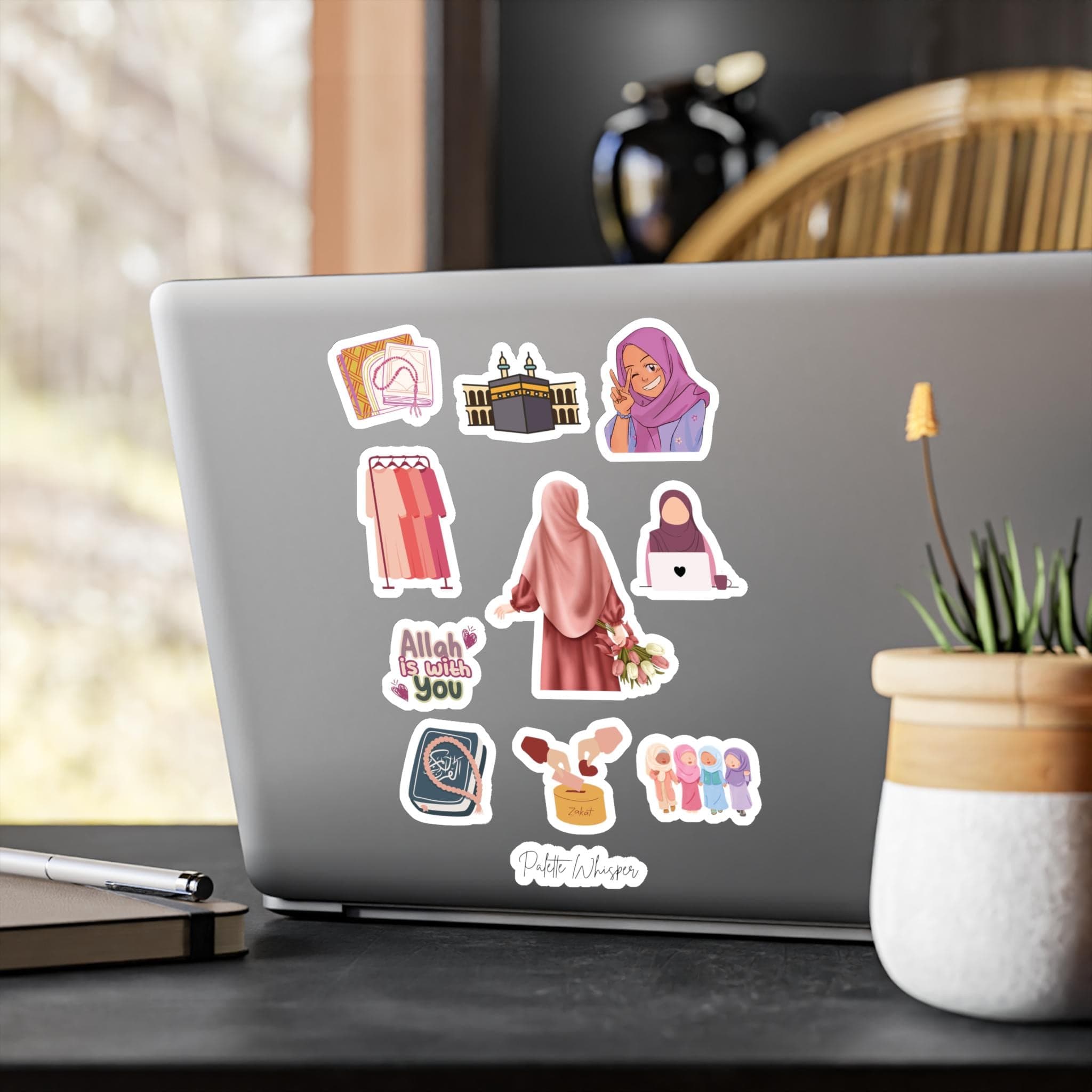 Arabic Prayer Phrase Sticker Kiss-Cut Vinyl Decal | Cute Kids Icons - image 4
