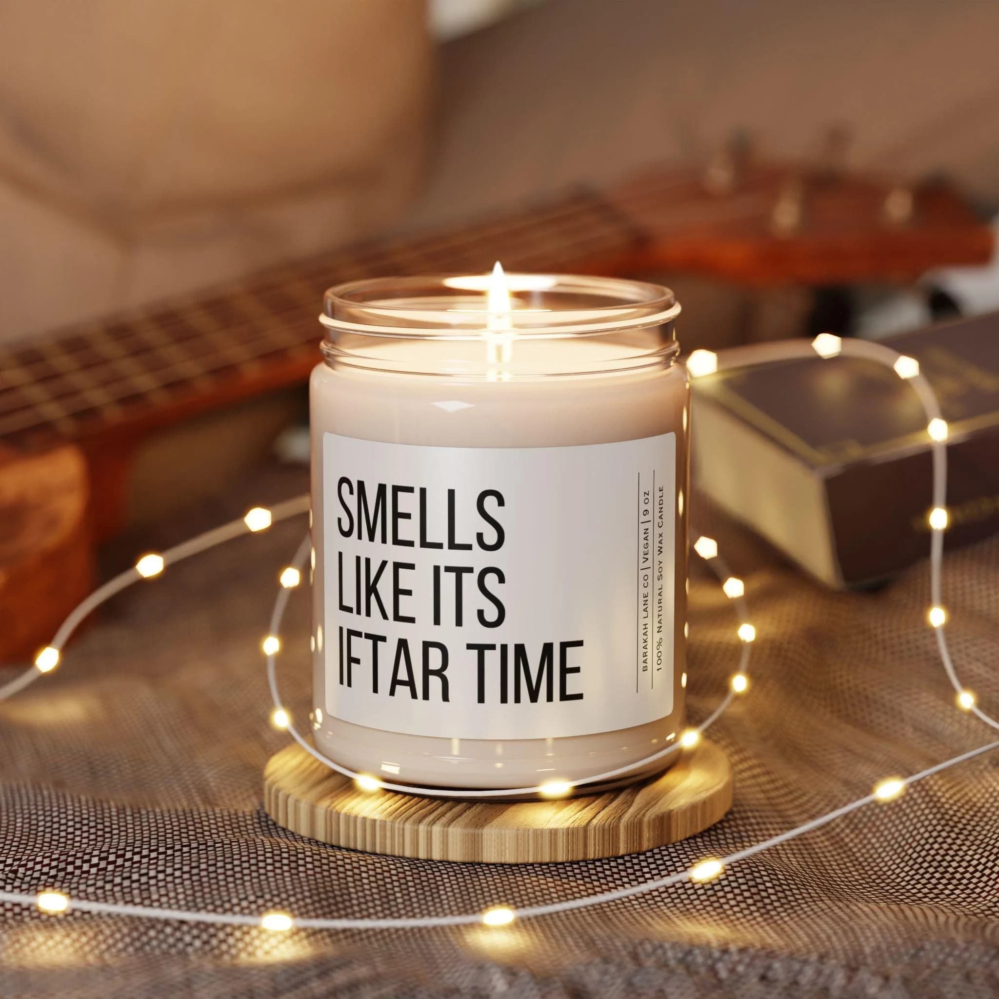 Ramadan Mubarak Candle, Smells like Iftar Time, Funny Ramadan Gift for her/him, Ramadan Present Iftar Party Gift, Islamic Candle for Ramadan
