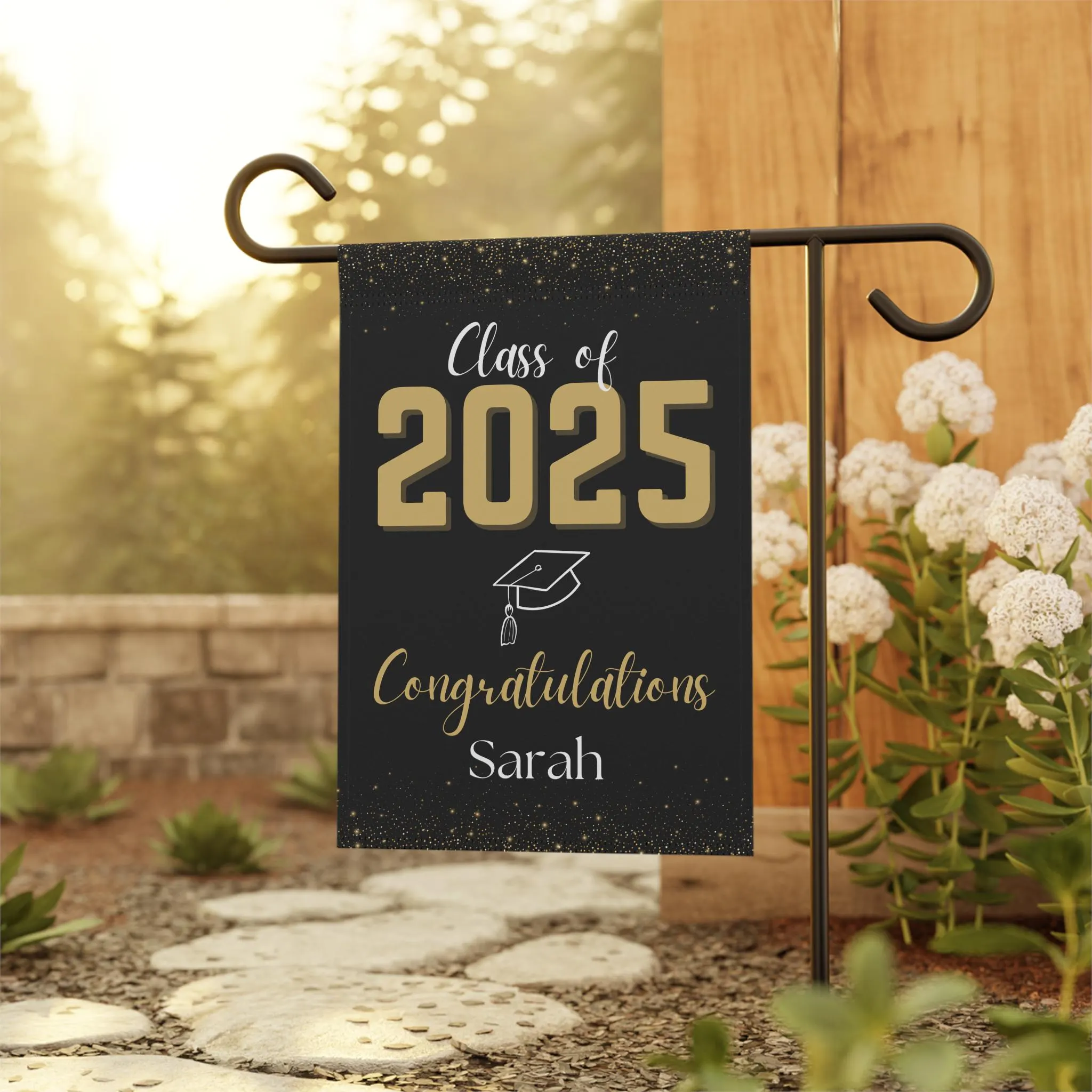 Custom Graduation Yard Flag Graduation Flag Grad Banner 2025 Graduate Yard Sign Graduation Personalized Class of 2025 Flag Congrats Grad