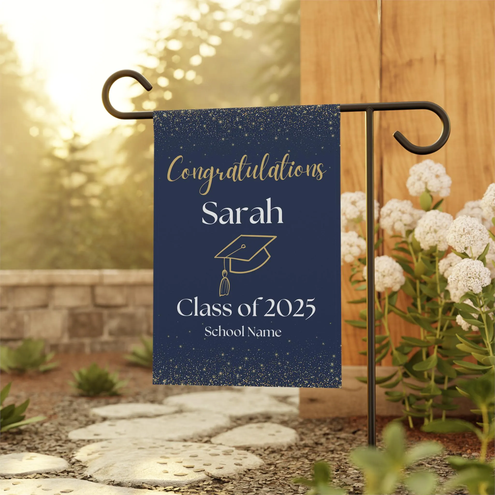 Custom Graduation Yard Banner 2025 Graduation Party Banner Yard Sign Graduation Flag Personalized Banner Graduation 2025 Sign Congrats Grad