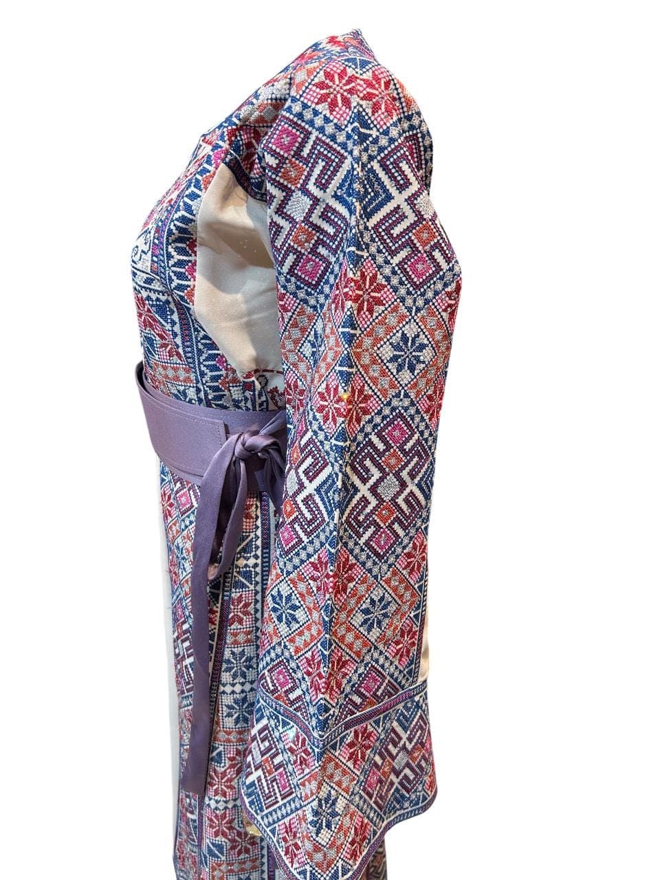 Embroidered Blue Thobe Dress | Traditional Style - image 5