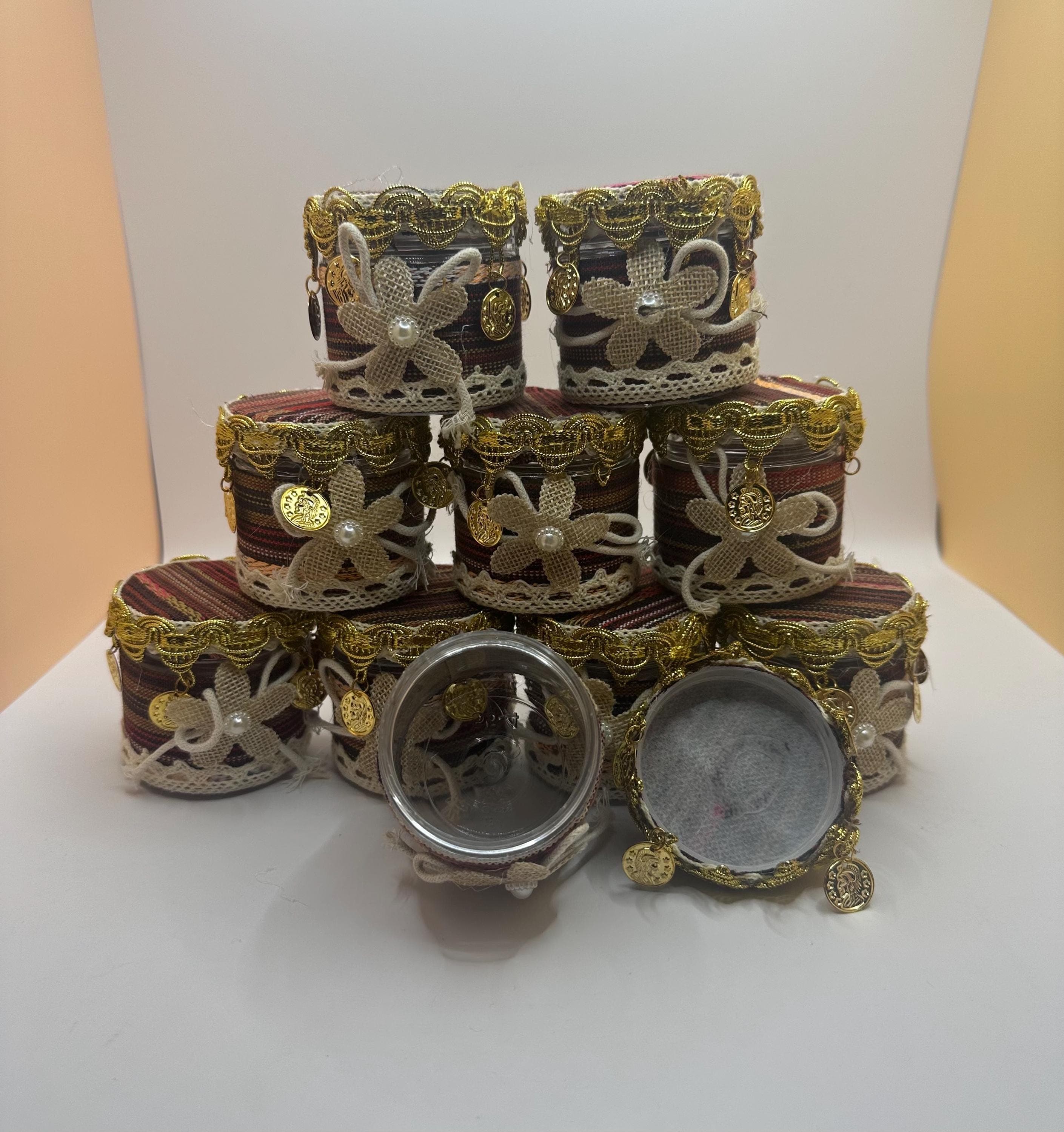Henna Party Favor Gift Box - Set of 12 - Wedding & Bridal Shower - image 4