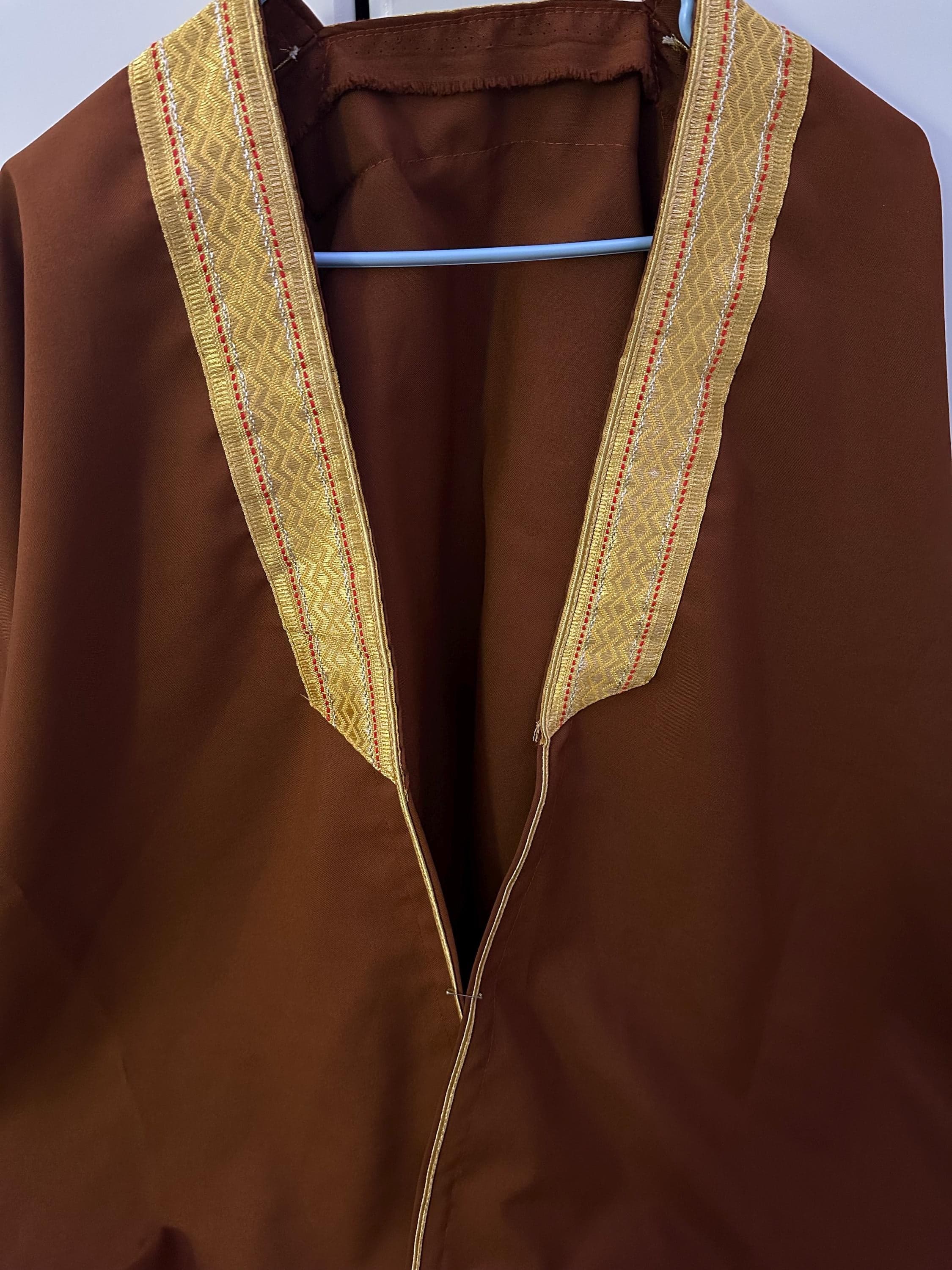 Men's Abaya (Bisht) - Brown Arab Cloak | 149cm/58inch