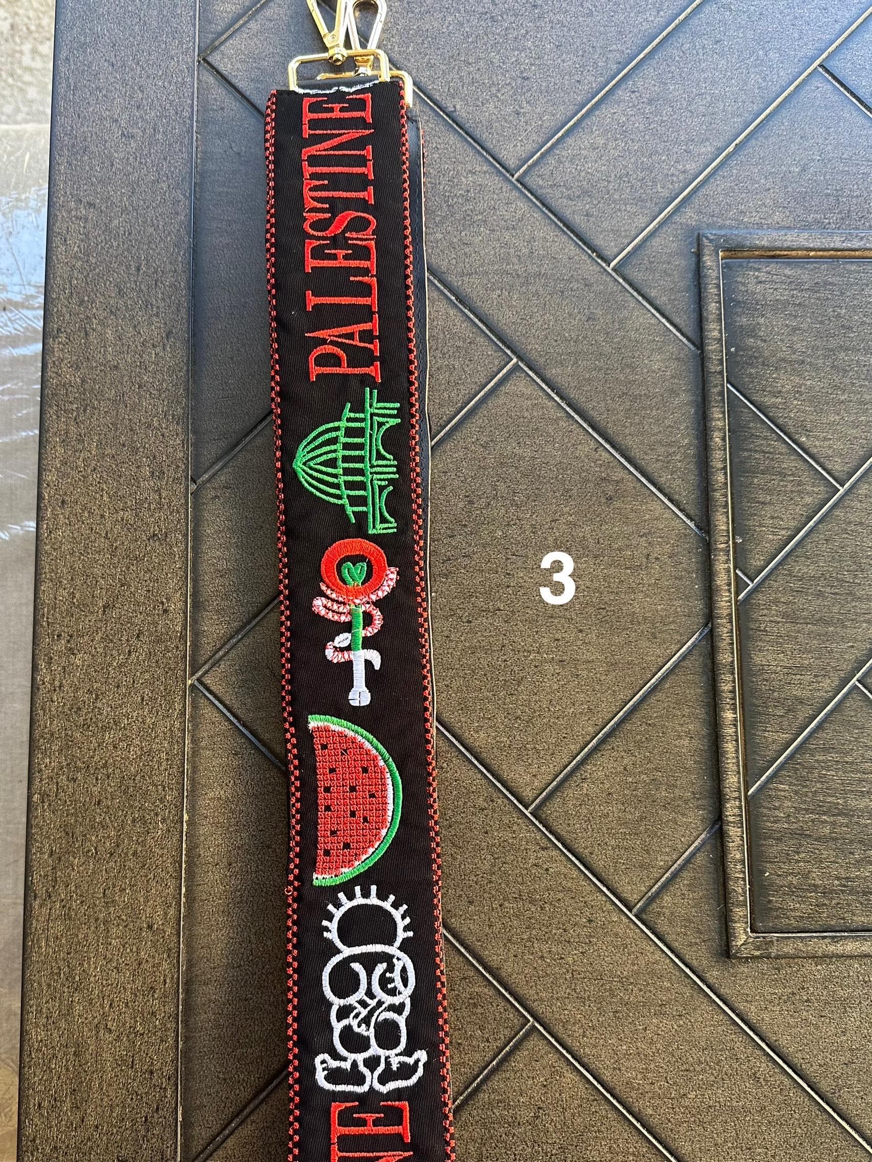 Palestinian Tatreez (Embroidered) purse/bag strap | multiple styles & colors - image 5