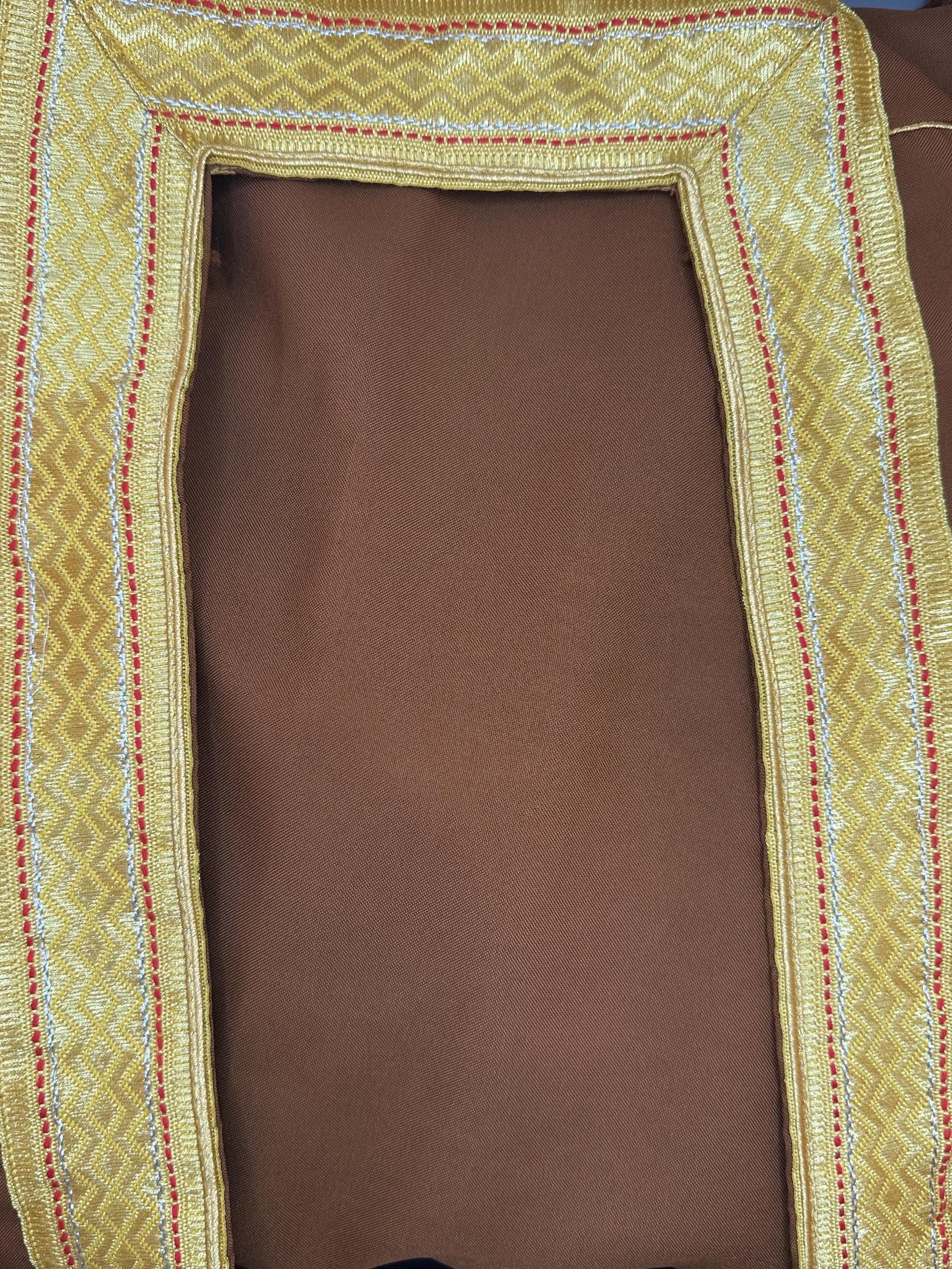 Men's Abaya (Bisht) - Brown Arab Cloak | 149cm/58inch - image 3