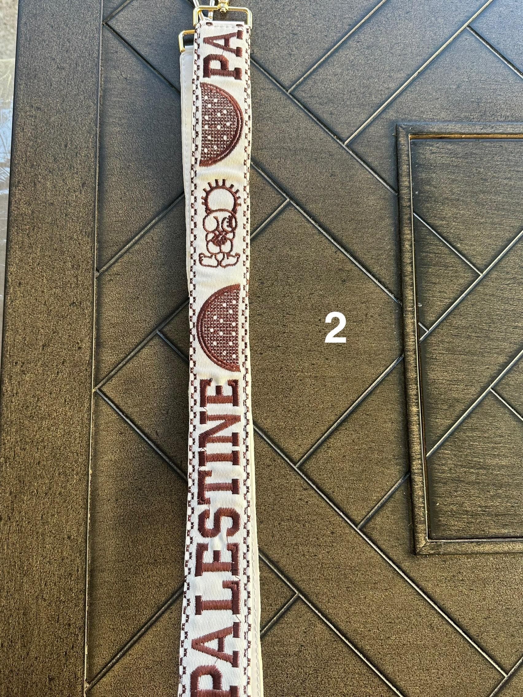 Palestinian Tatreez (Embroidered) purse/bag strap | multiple styles & colors - image 4