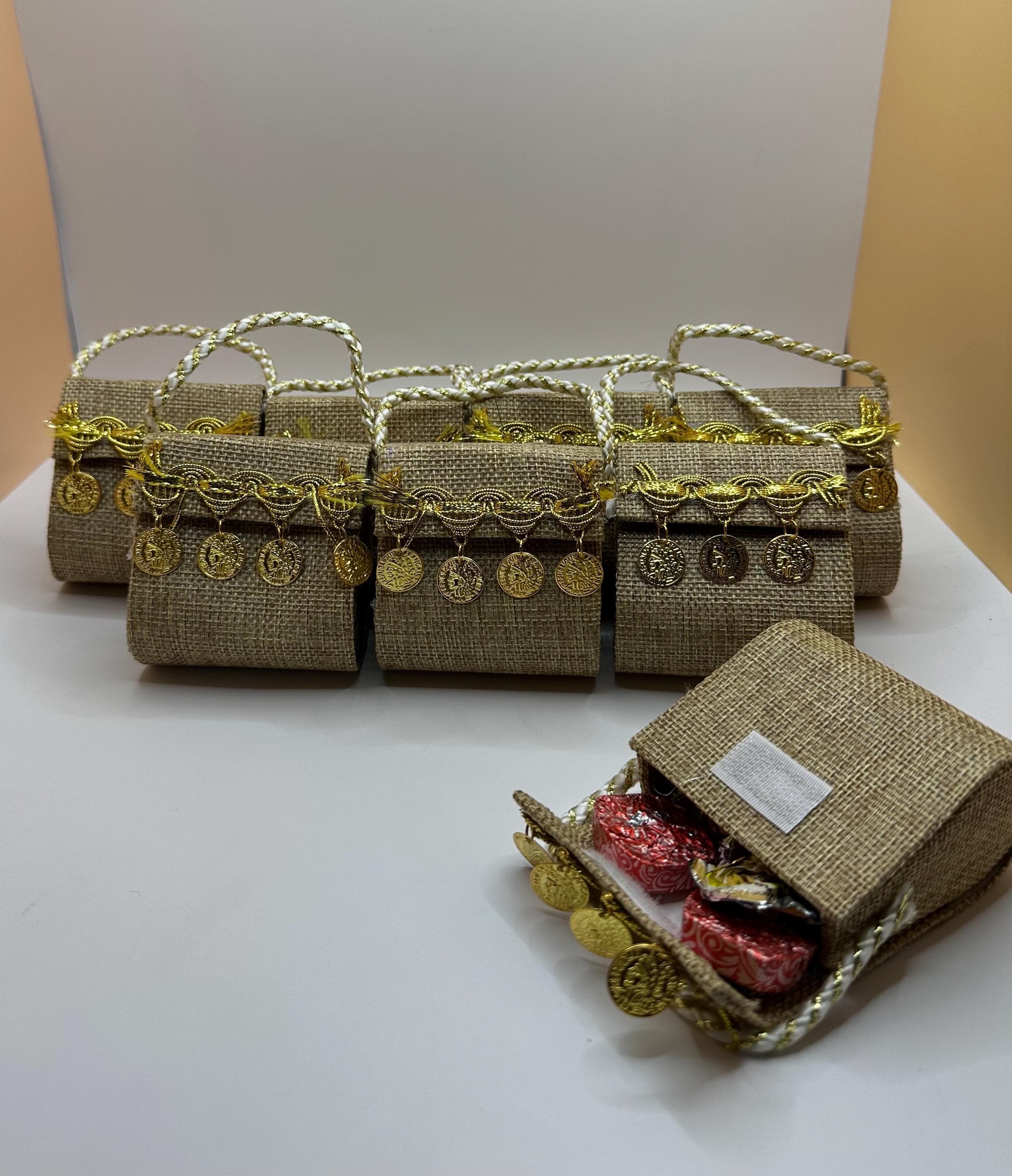 Henna Party Favor Boxes: Set of 12, Wedding Bridal Shower Gifts - image 4
