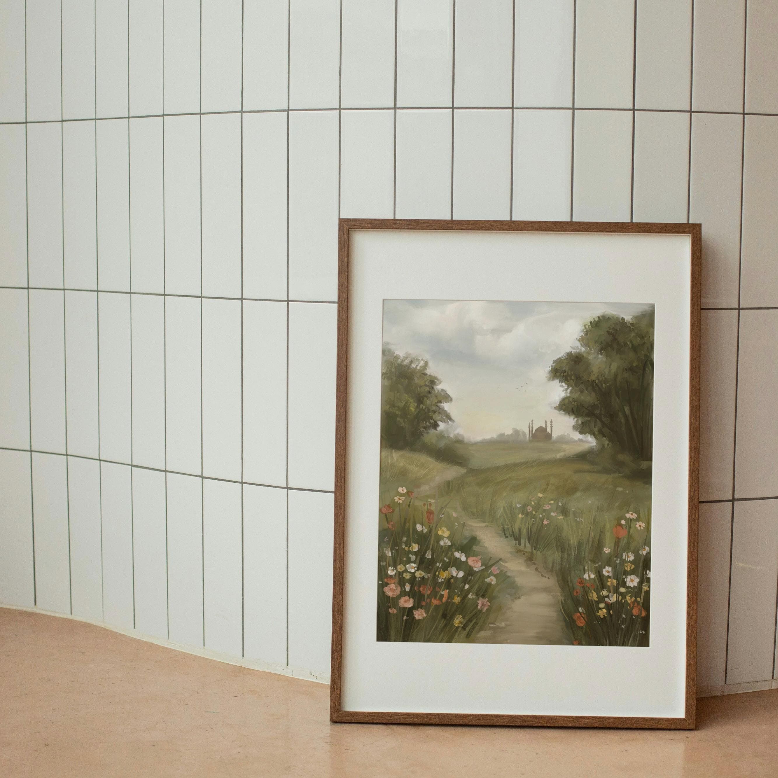 Vintage Islamic Wildflower Field Print, Muslim Home Decor (Digital Download) - image 5