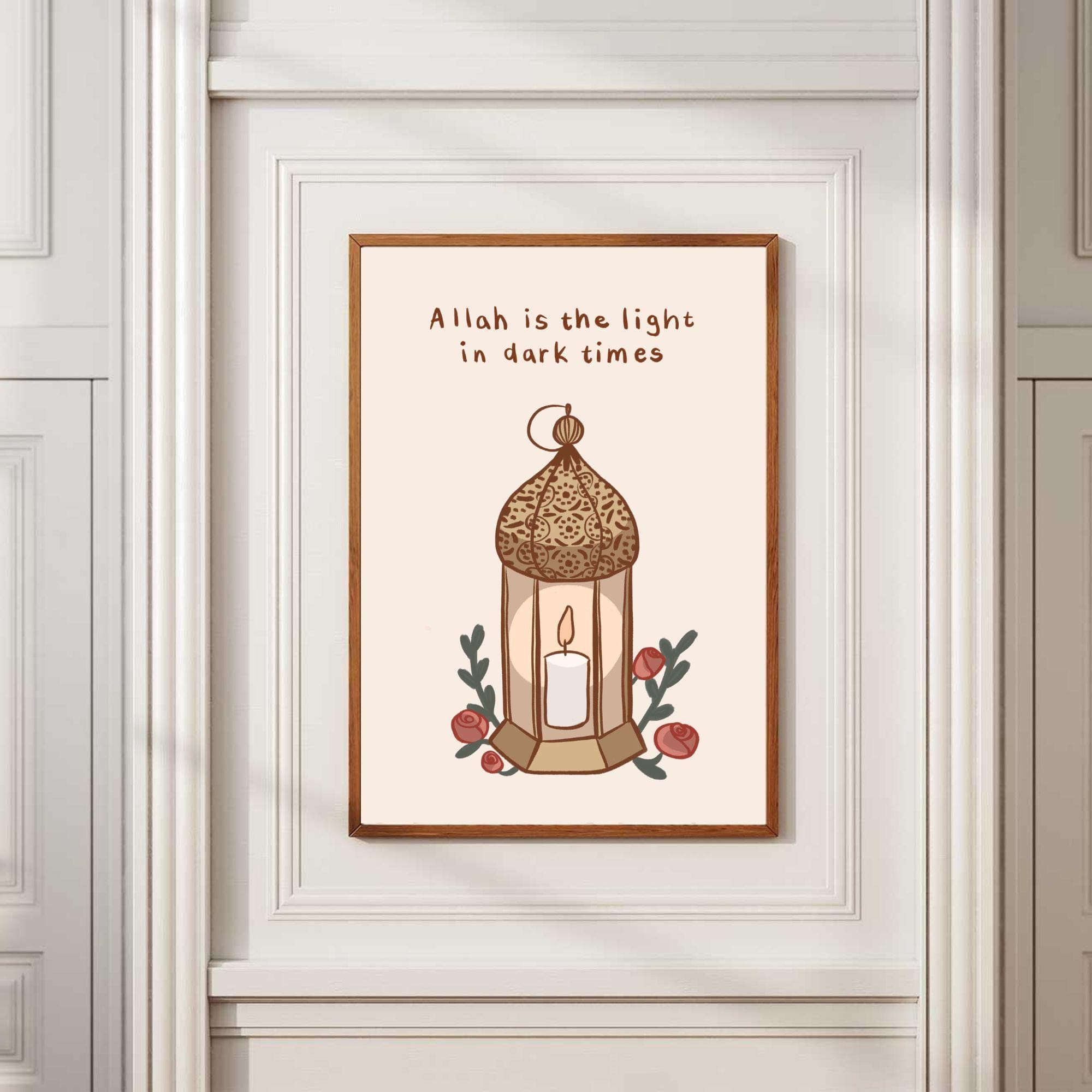 Arabic Lantern Print: Minimal Islamic Wall Art (Digital Download) - image 4
