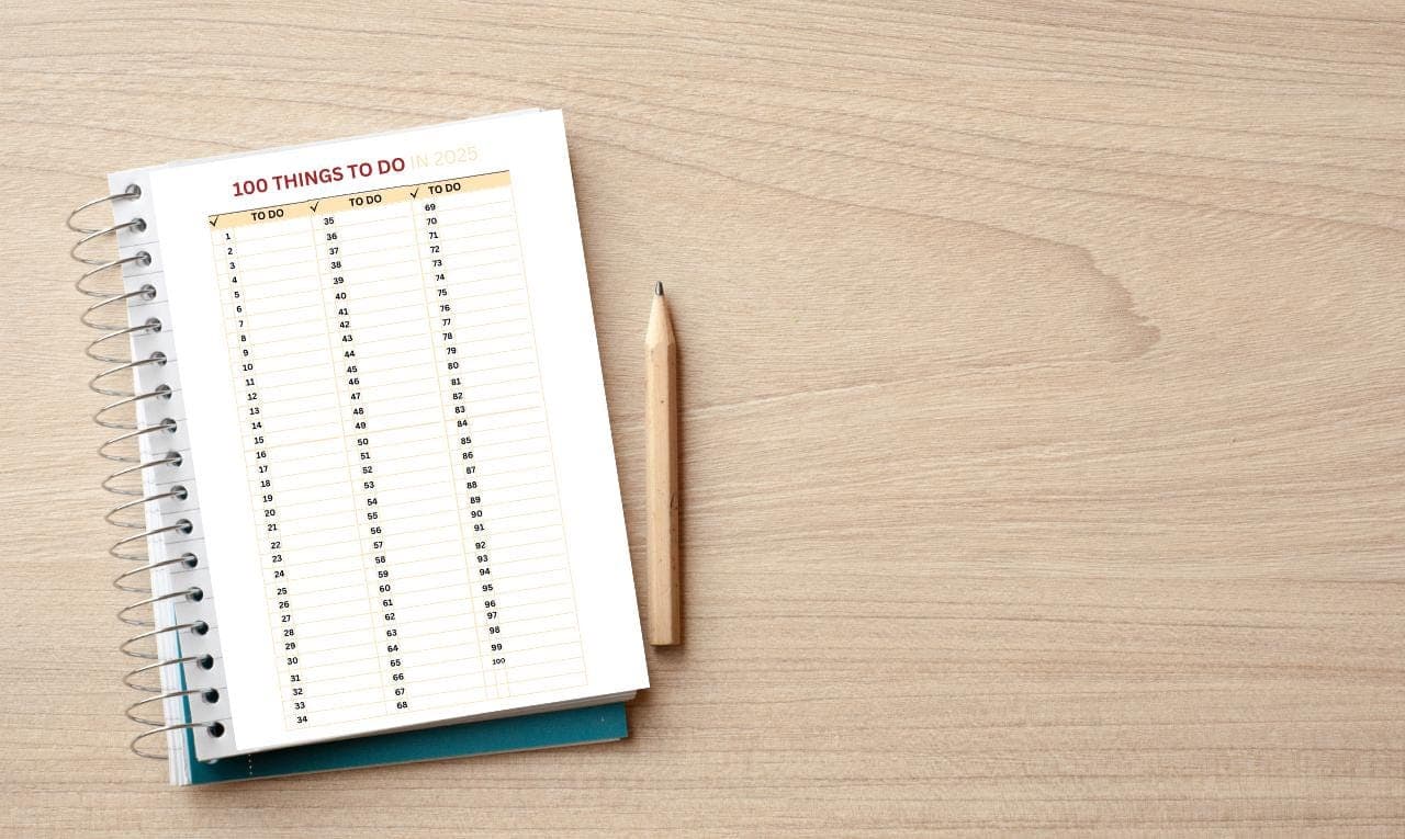 2025 Bucket List Tracker, 100 Things to Do Printable, New Year Bucket List, Goal Planner for 2025, Vision Board Printable, Adventure Planner, 2025 Goal Setting Worksheet, Family Bucket List Tracker, Yearly Goal Tracker