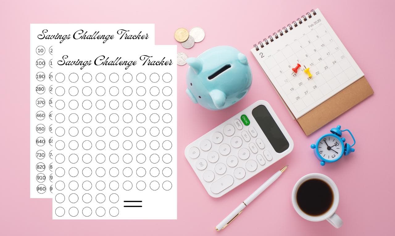 Savings Tracker Printable, Financial Goal Planner, Budget Savings Challenge, 2025 Money Saving Planner, Debt Payoff Tracker, Vacation Savings Tracker, Emergency Fund Planner, Budgeting Worksheet, Money Saving Tracker