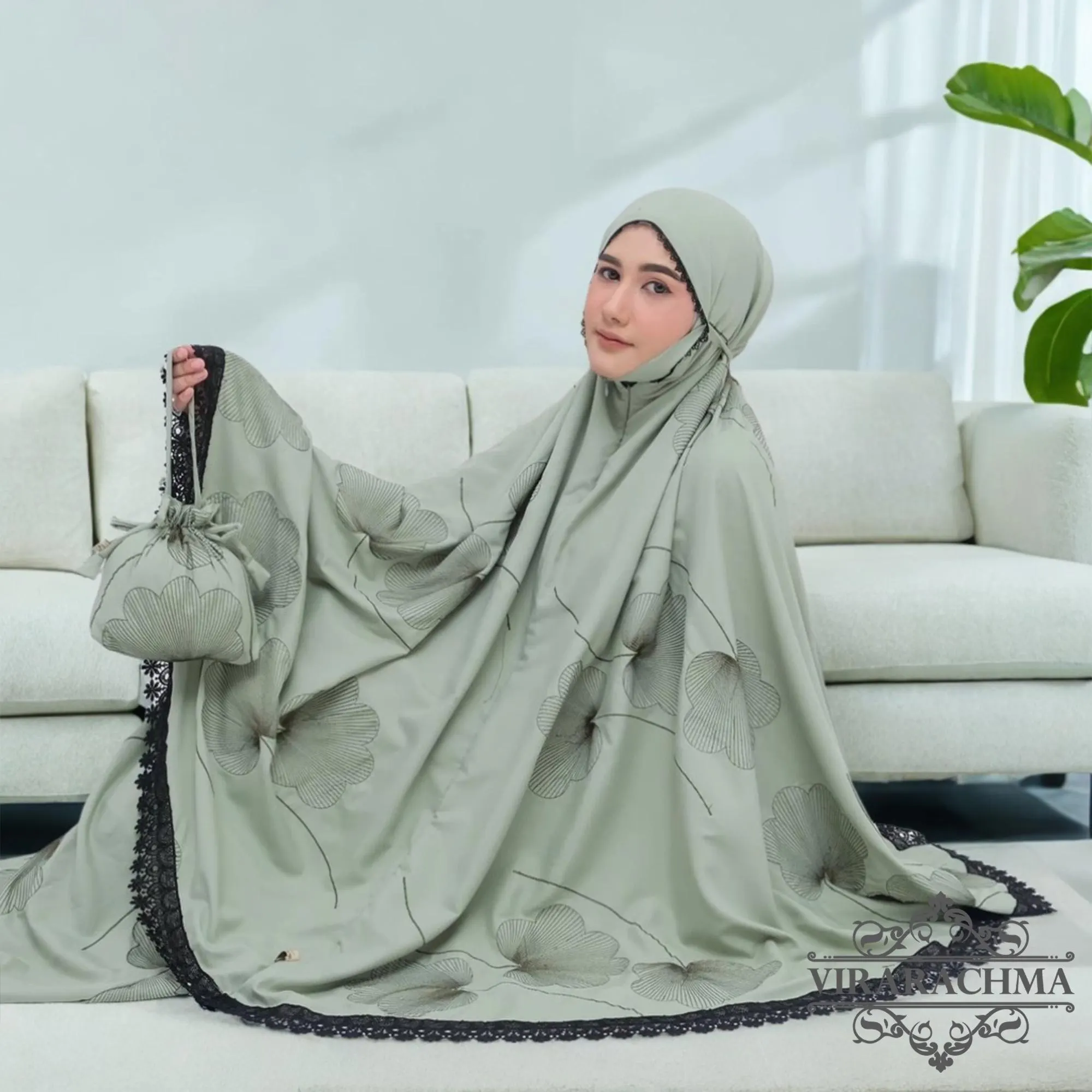 Mukena Adult 2 in 1 Embroidered Jumbo Cotton Lace Madina, Prayer dress women, Prayer Dress muslim, Muslim prayer outfit, Mukena, Prayer Set