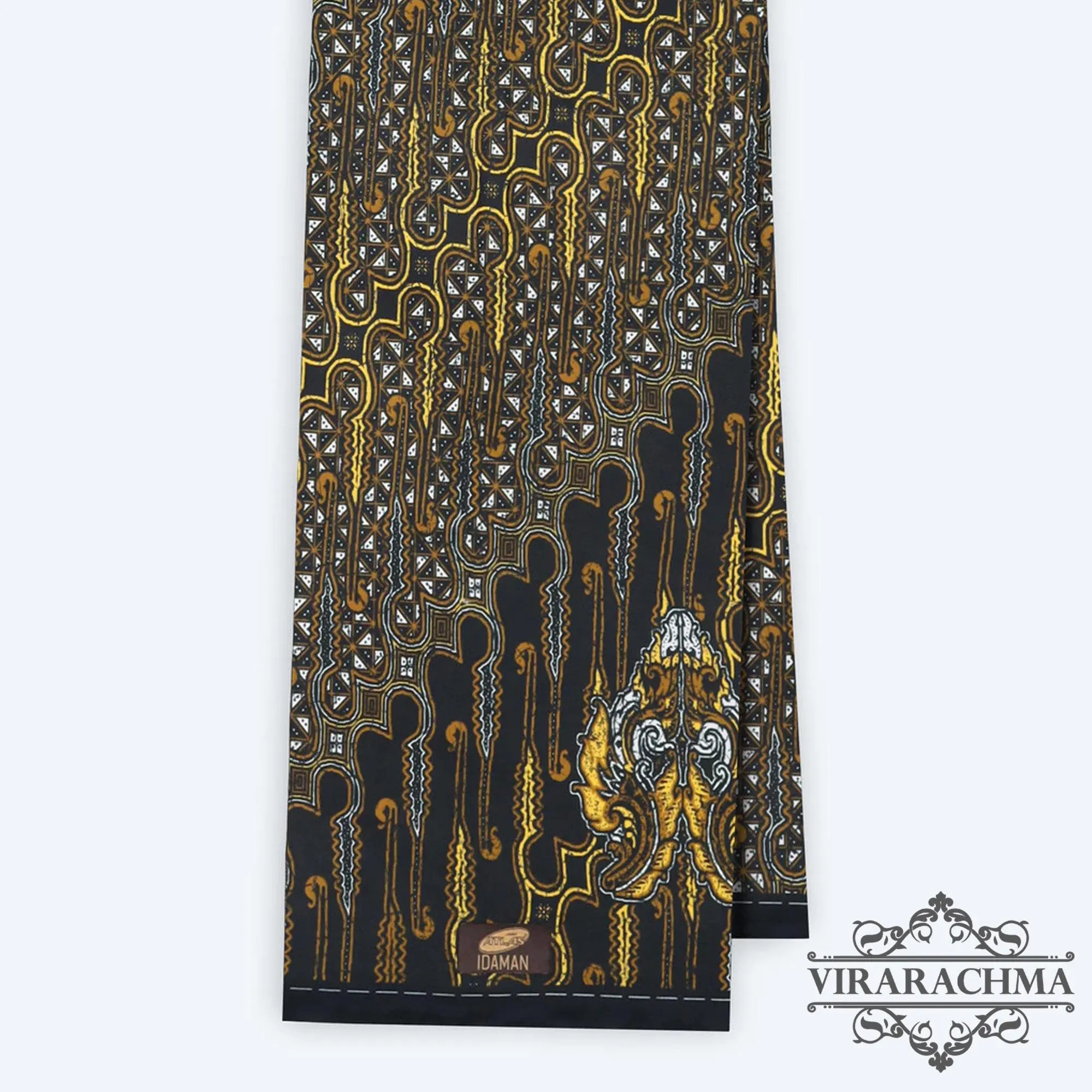 Batik Fabric Sarong – Traditional Ethnic Pattern, Adult Men's Prayer Sarong, Batik Sarong, Traditional Batik