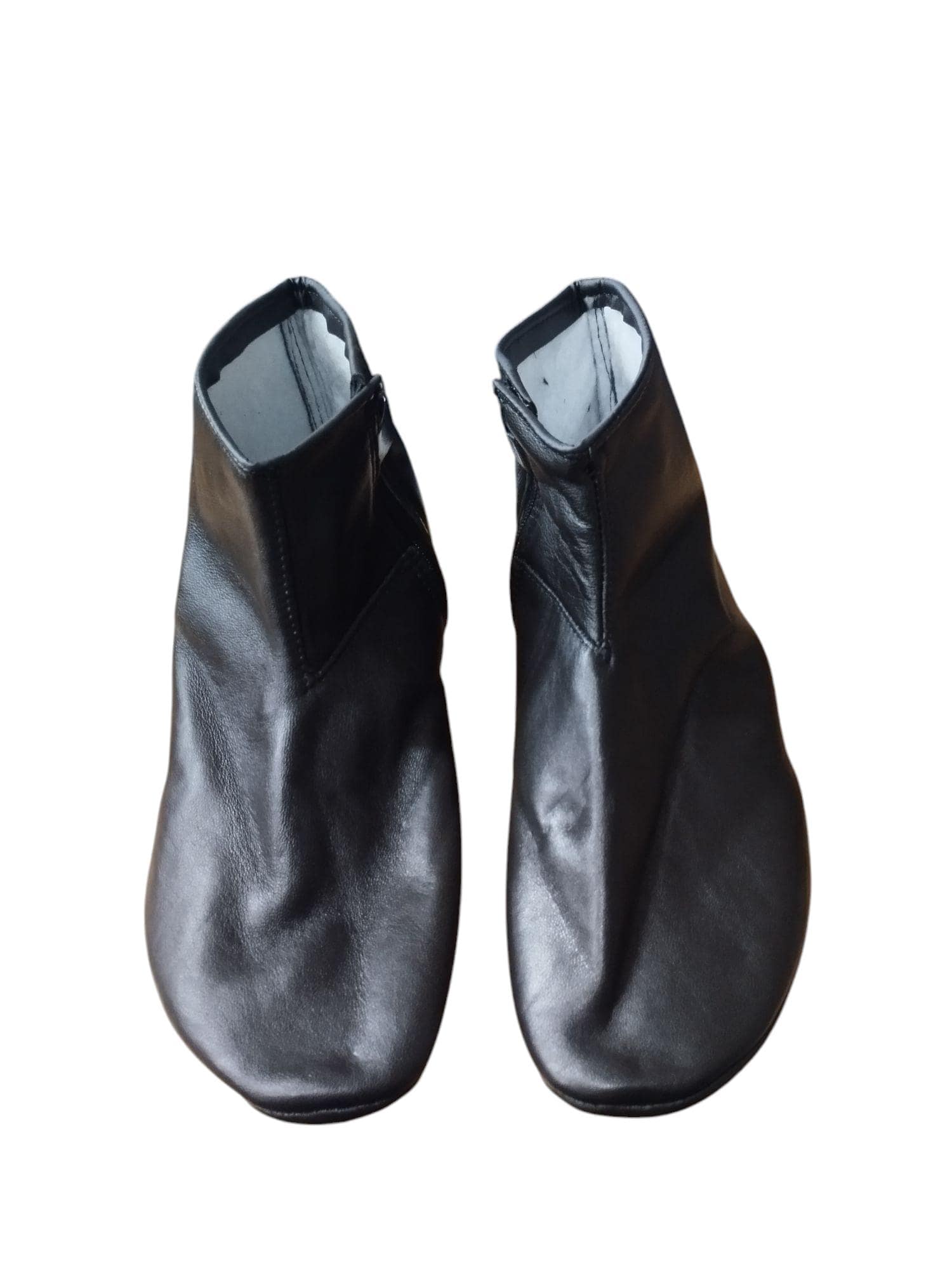 1 pair of Unisex 100% Leather Socks Zipper Muslim Prayer Islamic Mosque Khuff Turkish