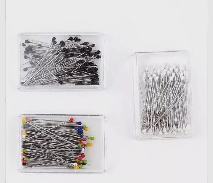 2 boxes (200 Scarf Pins) 3cm long, For Shawl Hijab, Different colors - image 3