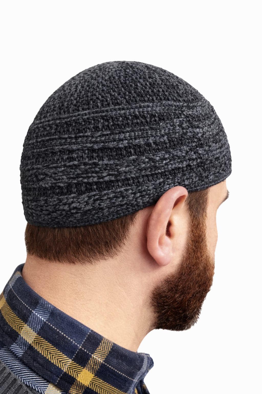 2X Velvet Men Skull Cap Islamic Prayer Hat Topi Kufi Head Wear - image 4