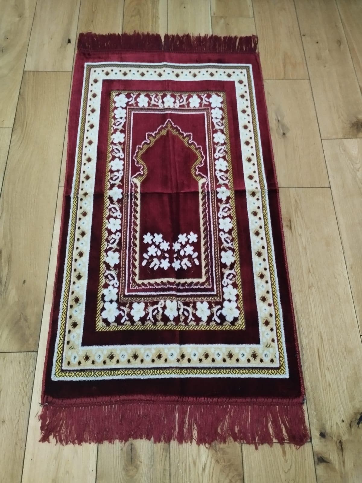 Kids Prayer Rug: Turkish Islamic Janamaz Mat, 90x50cm - image 5