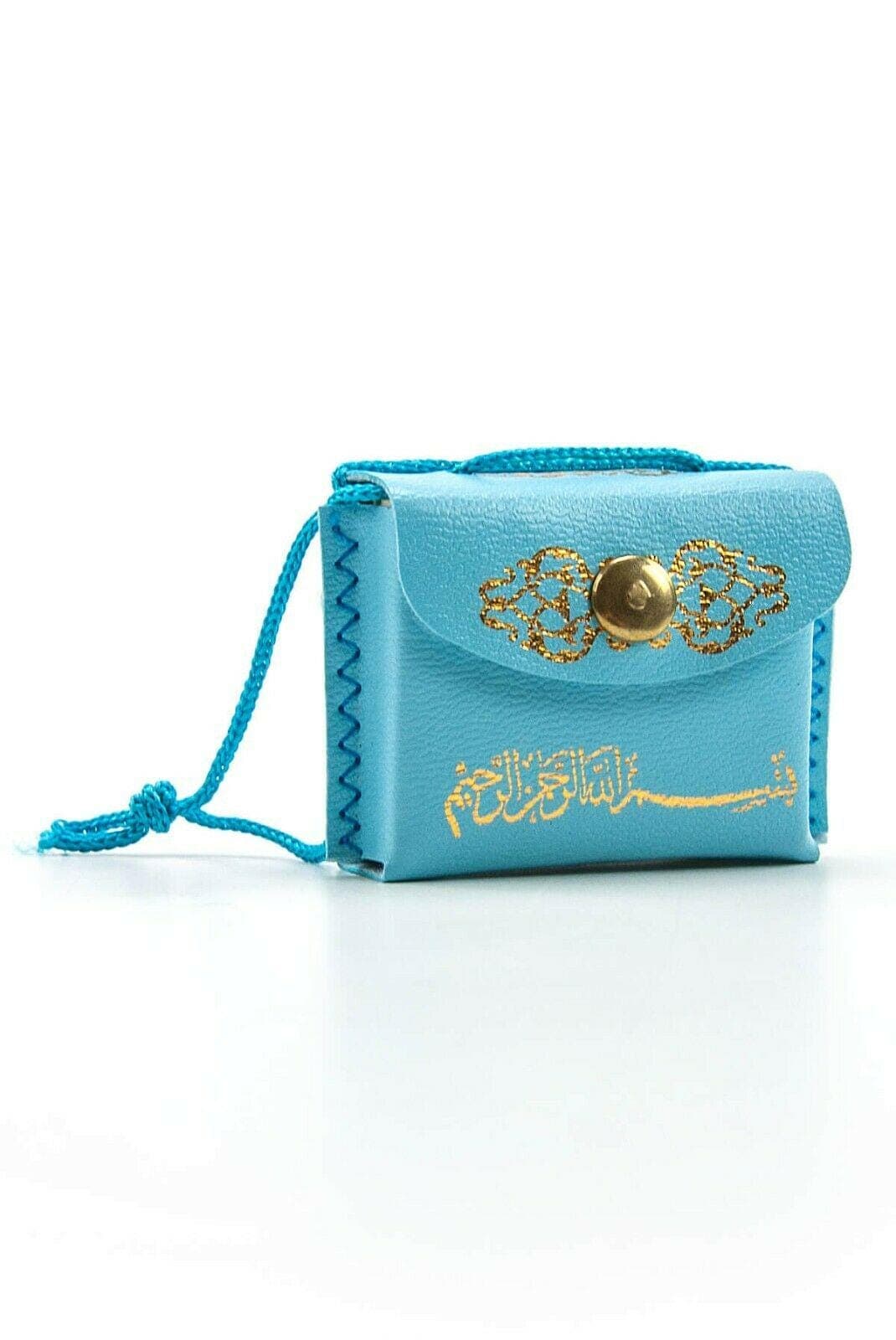 2X Mini full Qur'an Car Hanging Leather Gift, Muslim - image 3