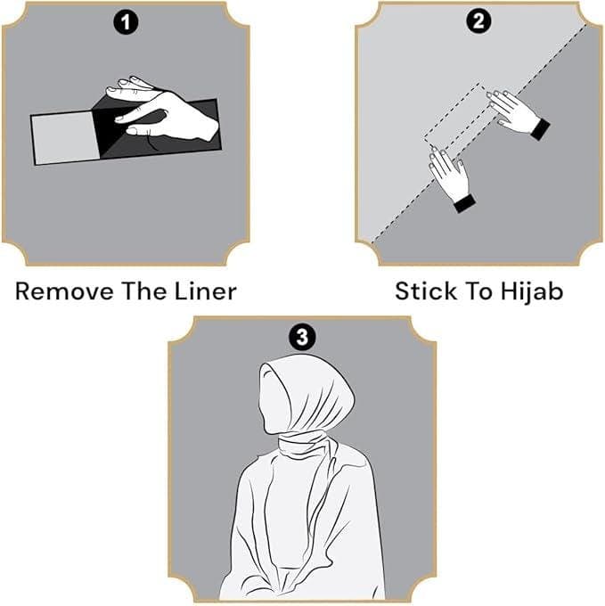 Scarf Shaper Arcs - Set of 5 - Hijab Styling Accessories - image 3
