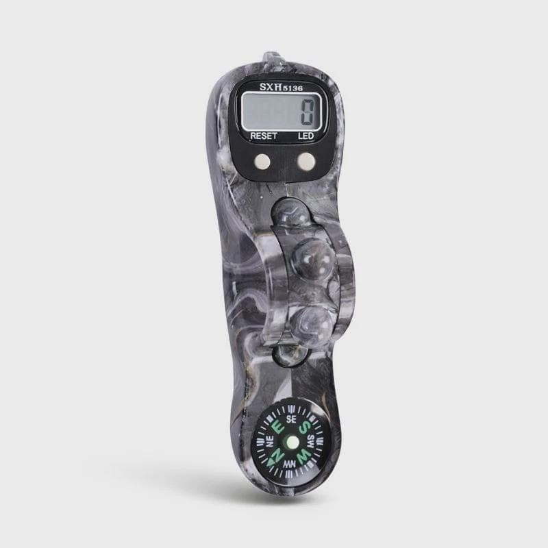 2Pcs Digital Finger Tasbeeh Counter W Qibla Compass & Led, Islamic Prayer Clicker - image 4