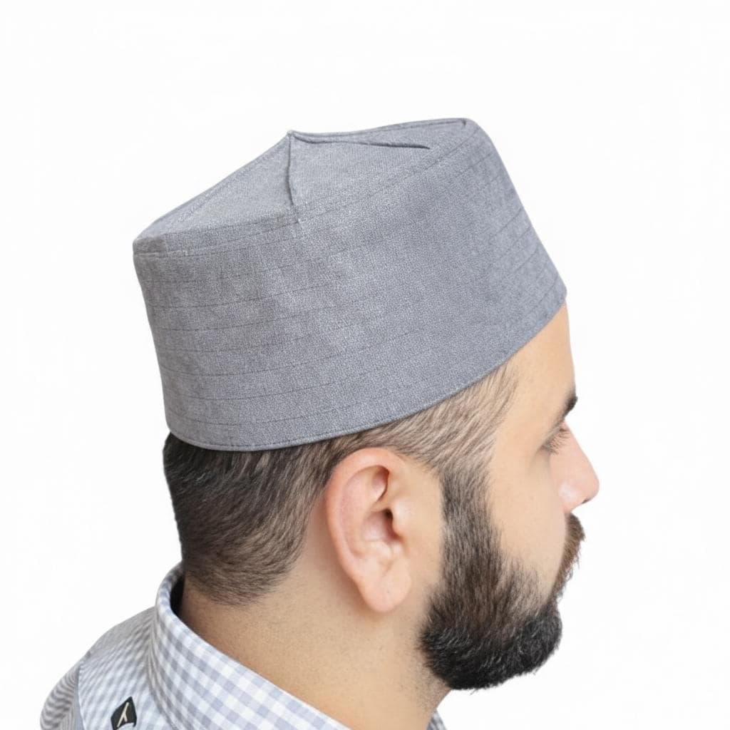 Quality Men Turkish Hard Hat, Cap Islamic Prayer Head Wear - image 3