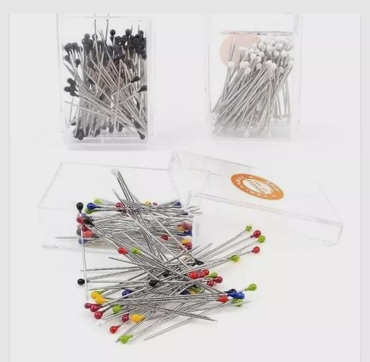 2 boxes (200 Scarf Pins) 3cm long, For Shawl Hijab, Different colors