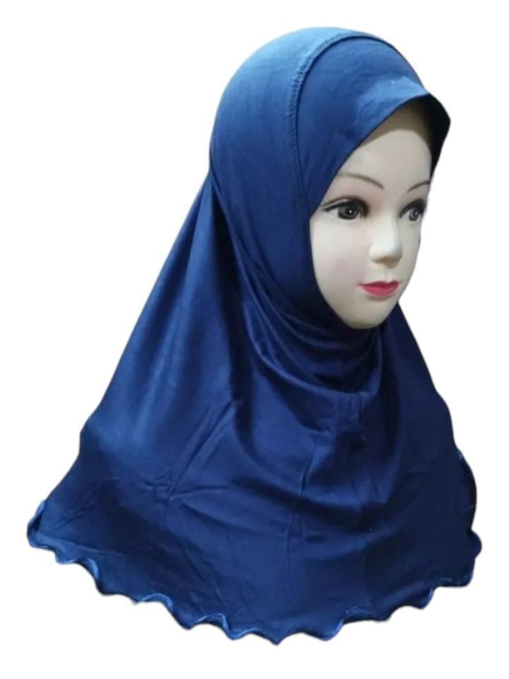 Pull on Instant 1Pc Quality Turkish Turlu Yusra Amira School Children Hijab - image 5